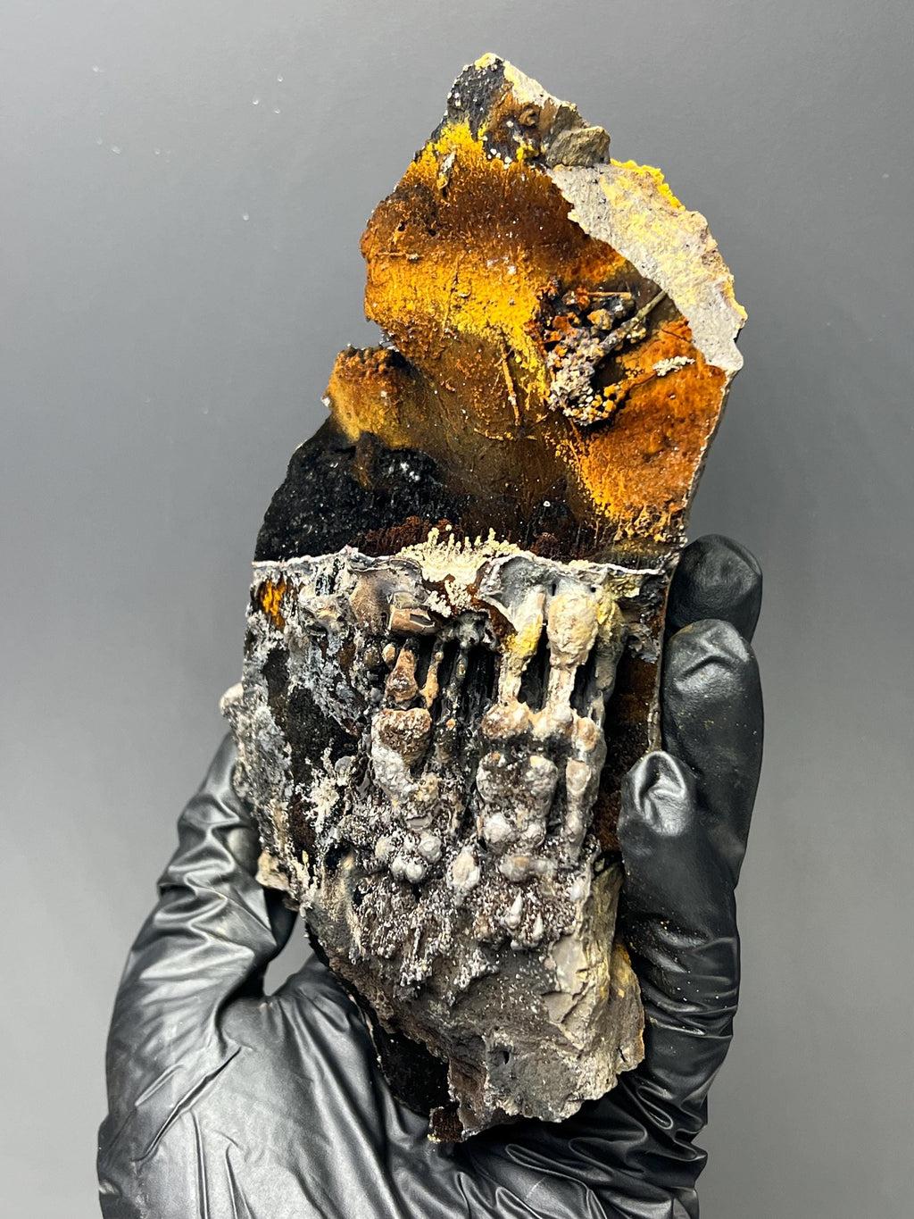 Very Showy Specularite And Limonite On Goethite Specimen - Crystal Gemstone AE 