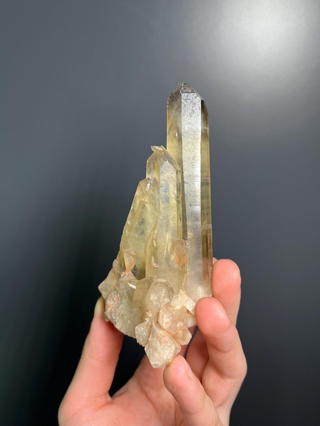Smoky Quartz Specimen - Crystal Gemstone AE 