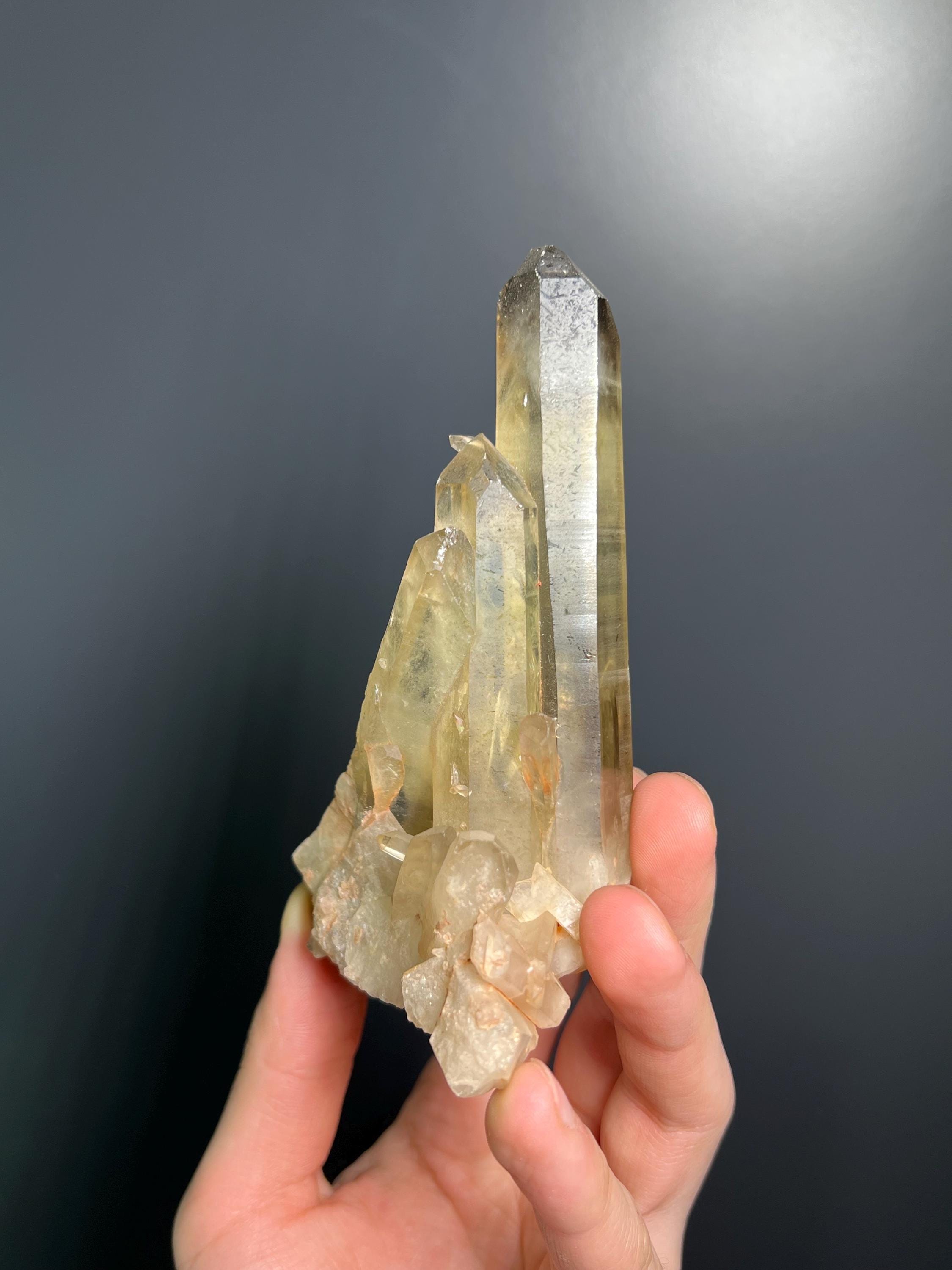 Smoky Quartz Specimen - Crystal Gemstone AE 