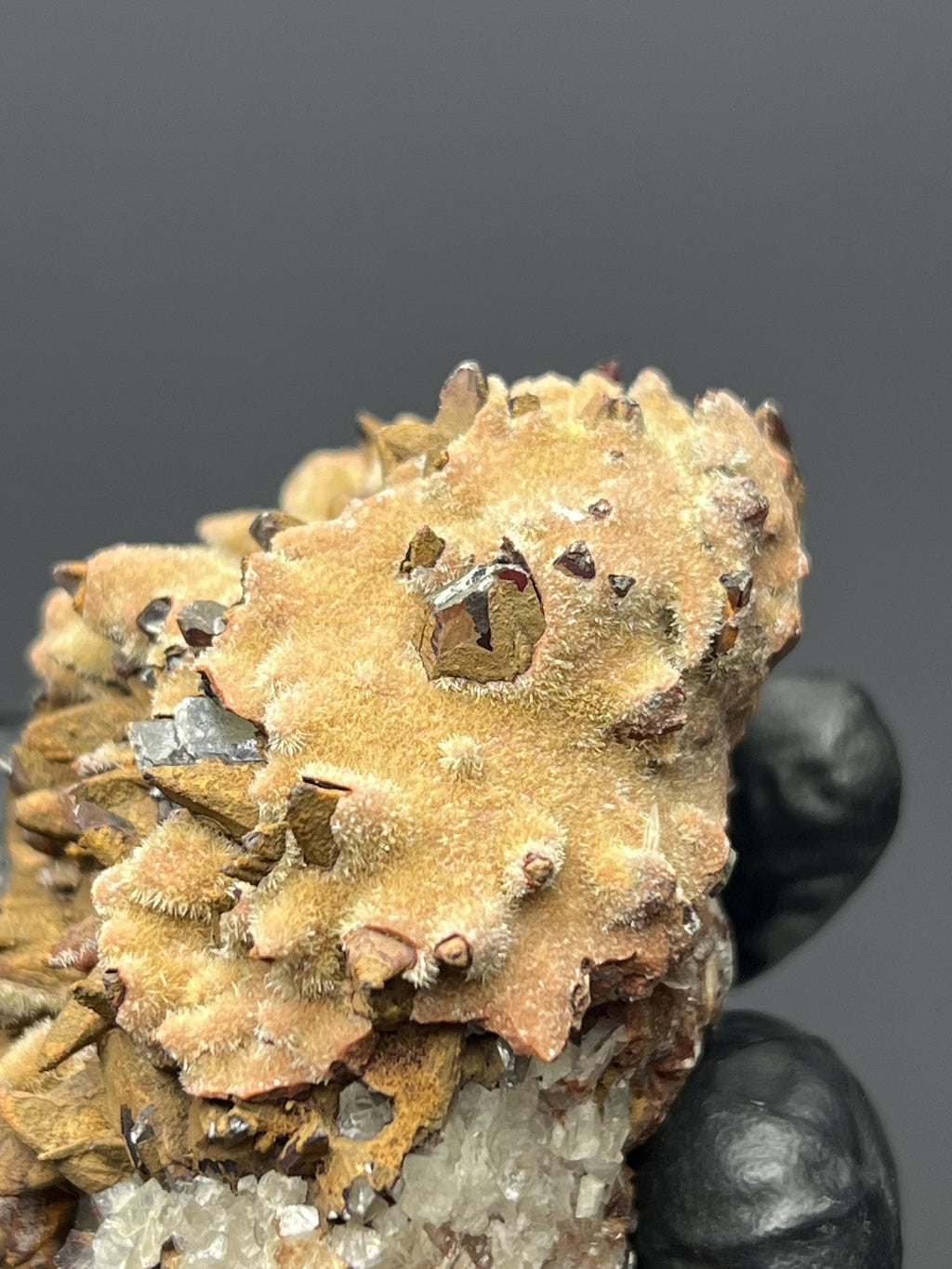 Double Sided Feather Red Crystal Calcite - Crystal Gemstone AE 
