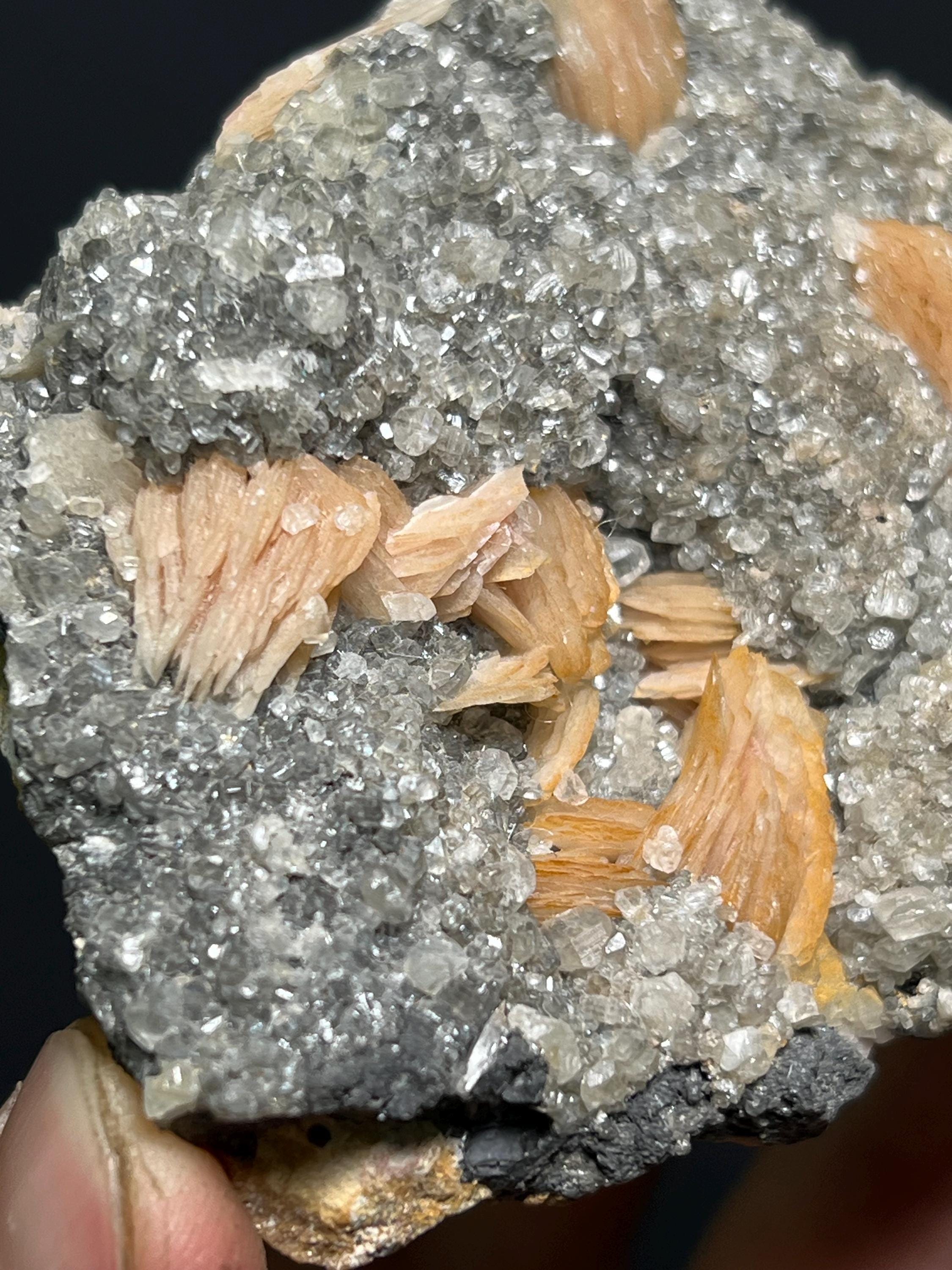 Barite With Calcite Specimen, 346gram - Crystal Gemstone AE 