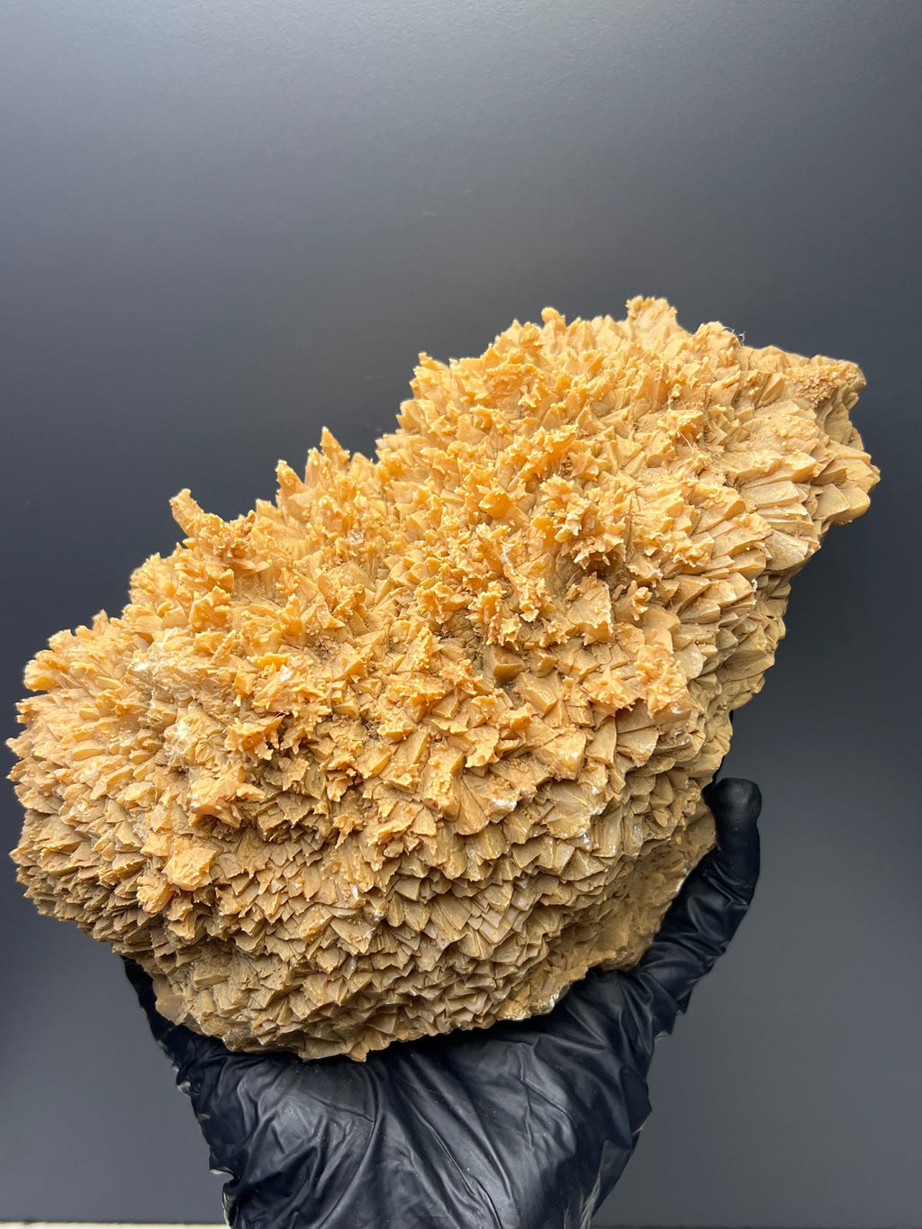 Large Orange Crystal Calcite Specimen - Turkey Mineral - Crystal Gemstone AE 