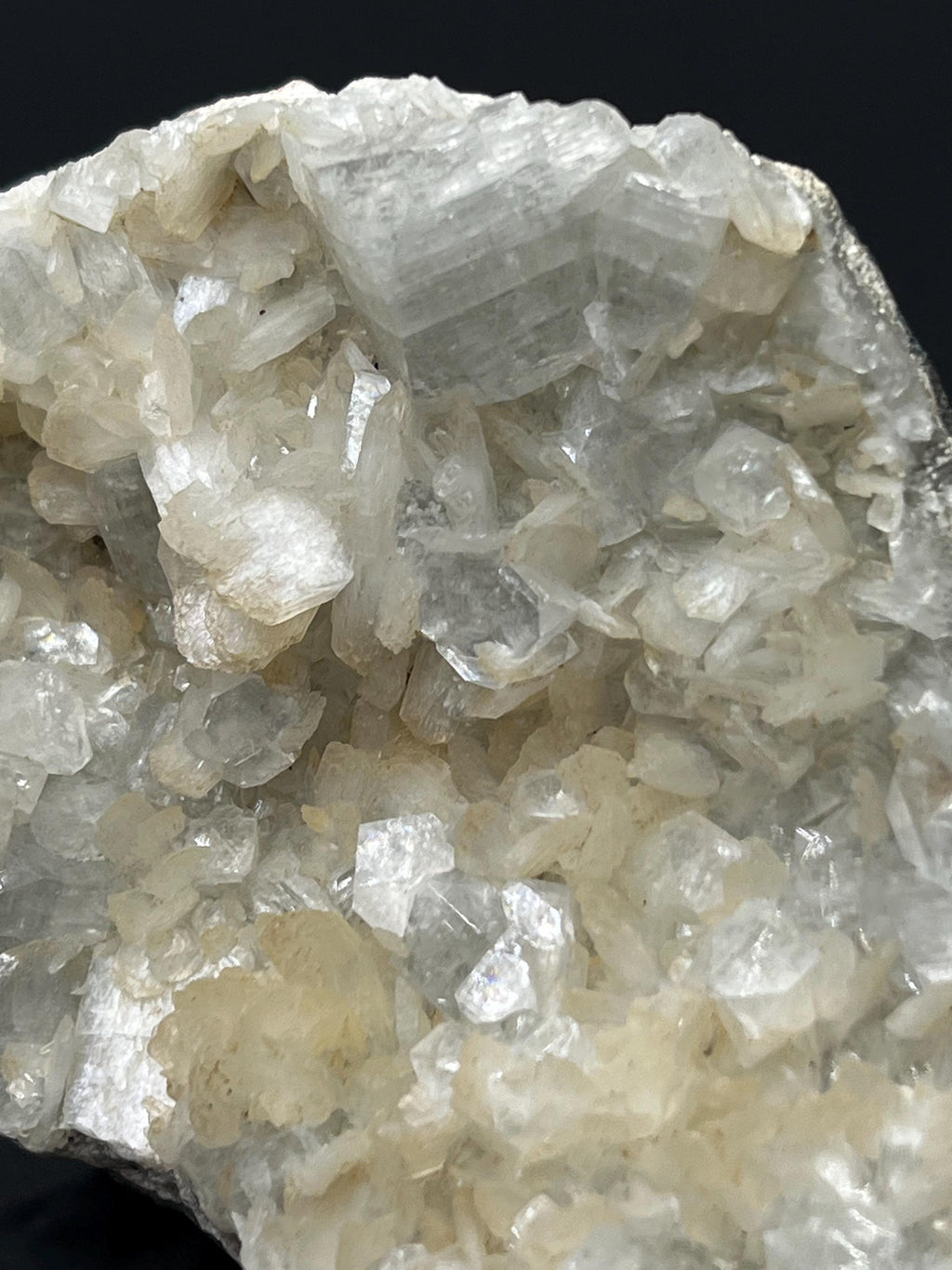 Fluorapophyllite And Apophyllite With Stilbite - Crystal Gemstone AE 