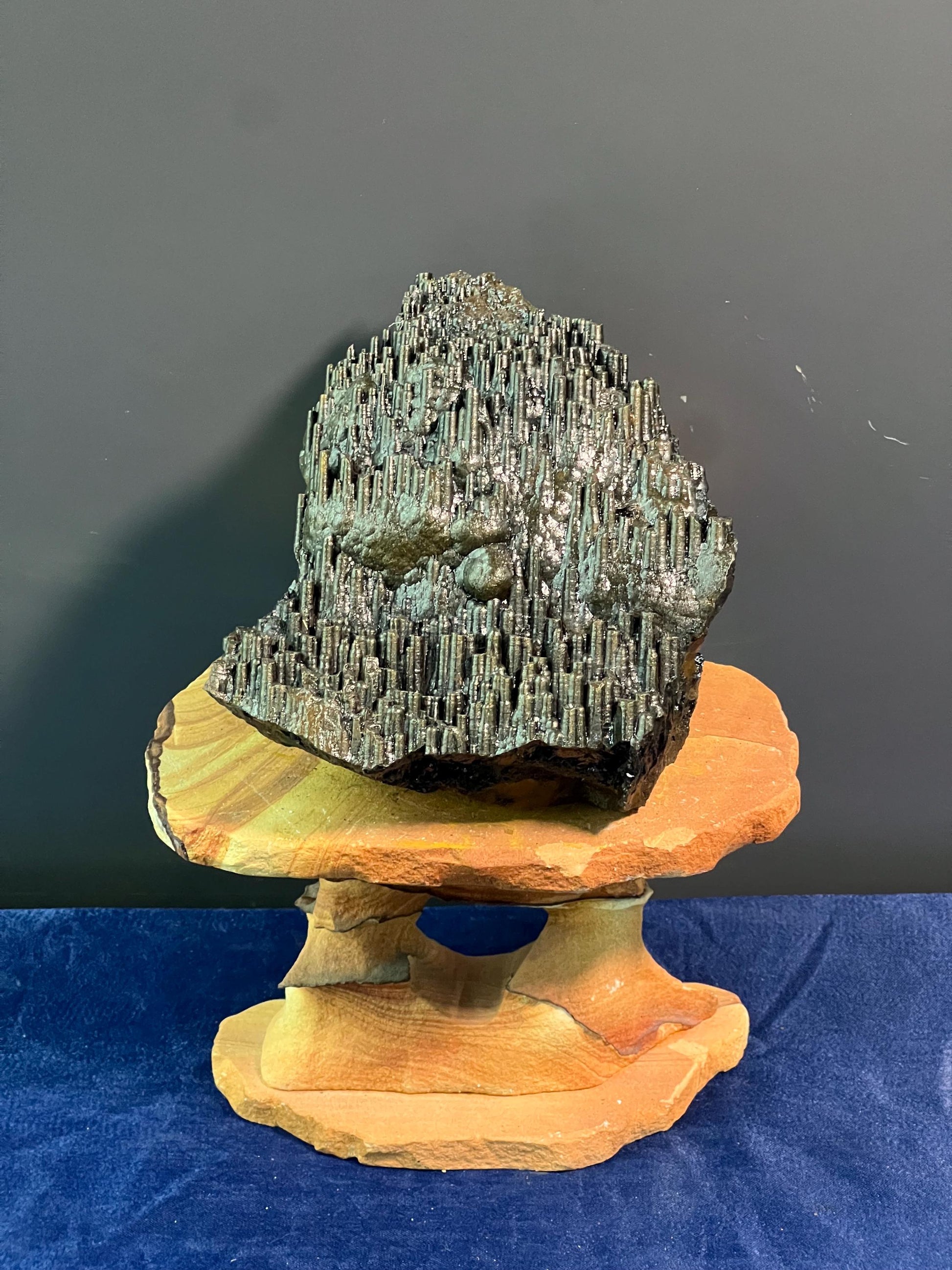 "Museum Grade" Golden Color Stalactite Goethite - Crystal Gemstone AE 