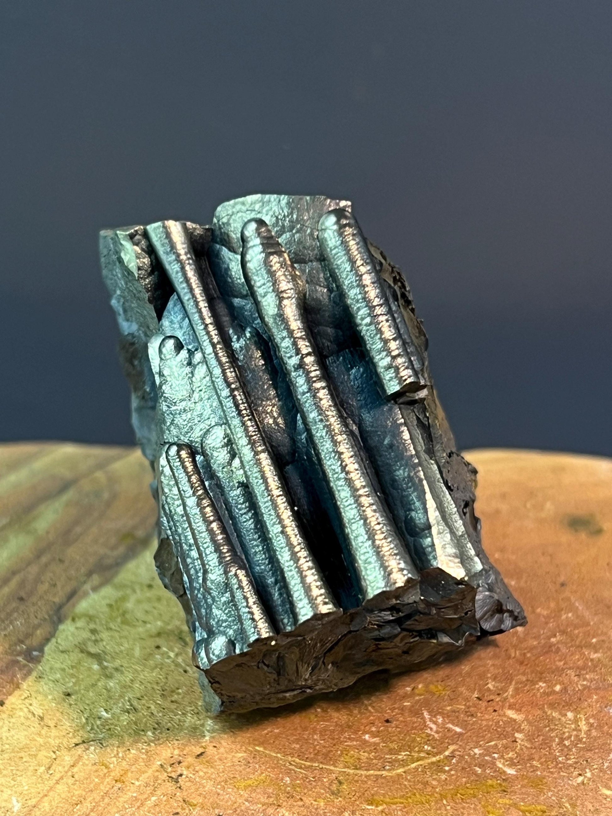 "Museum Grade" Golden Color Stalactite Goethite - Crystal Gemstone AE 