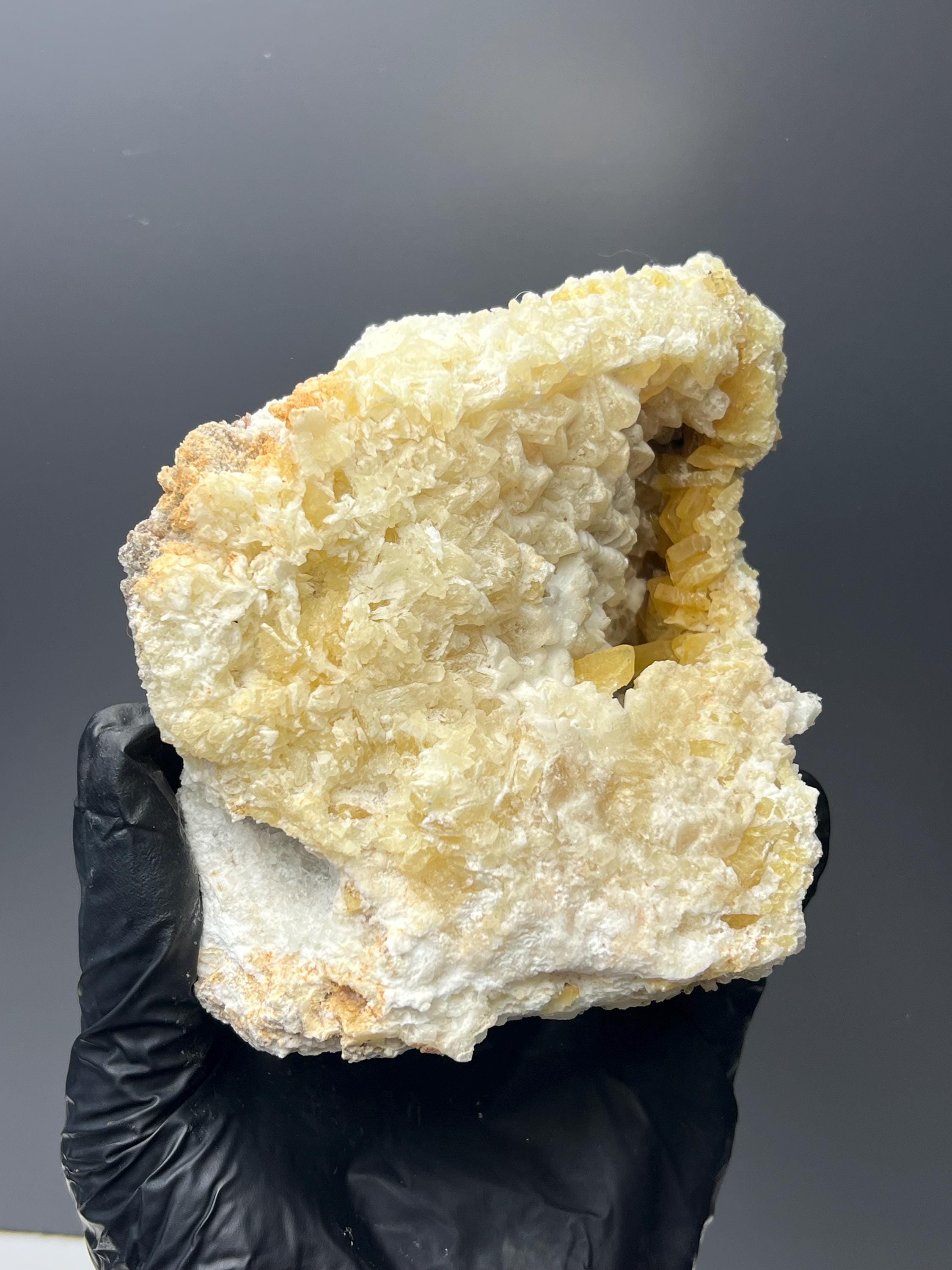 Barite With Calcite - Crystal Gemstone AE 