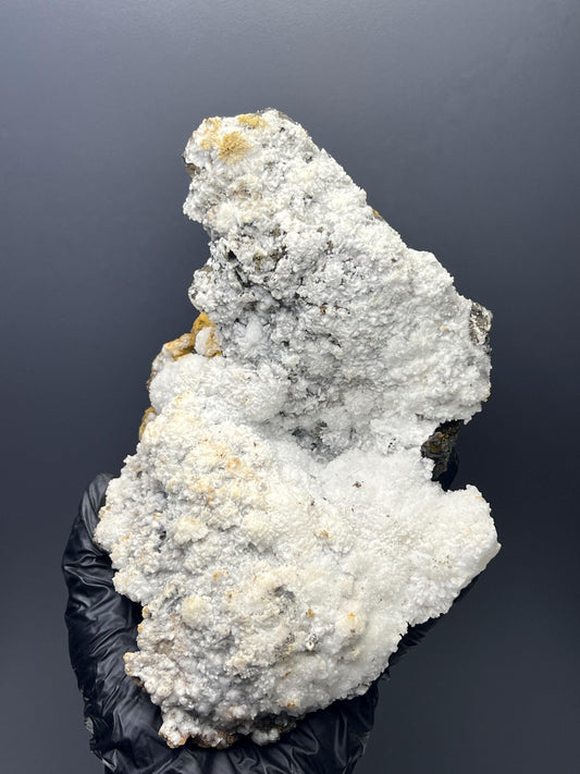 White Snow Crystal Calcite Specimen - Crystal Gemstone AE 
