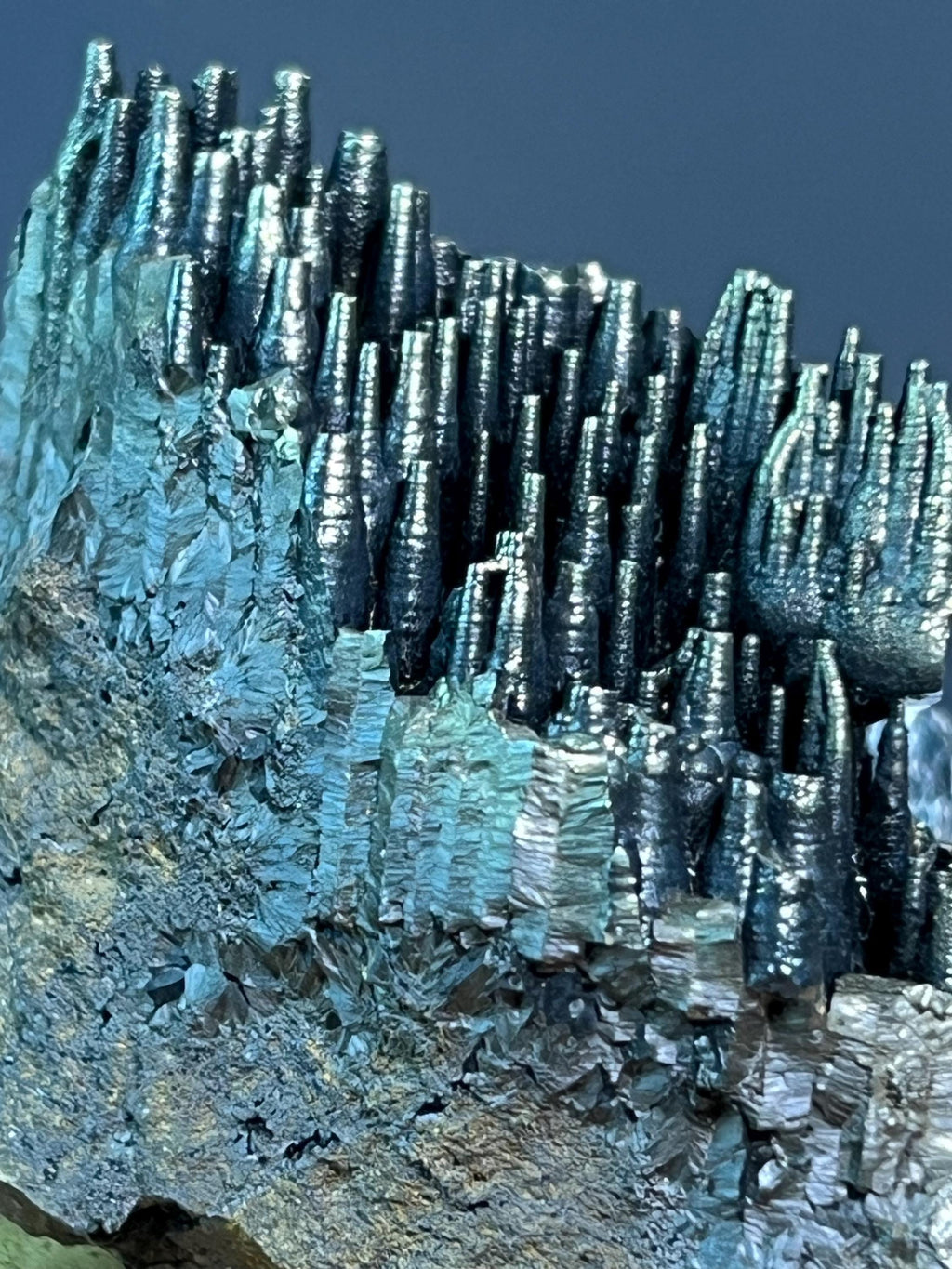 "Museum Grade" Golden Color Stalactite Goethite - Crystal Gemstone AE 