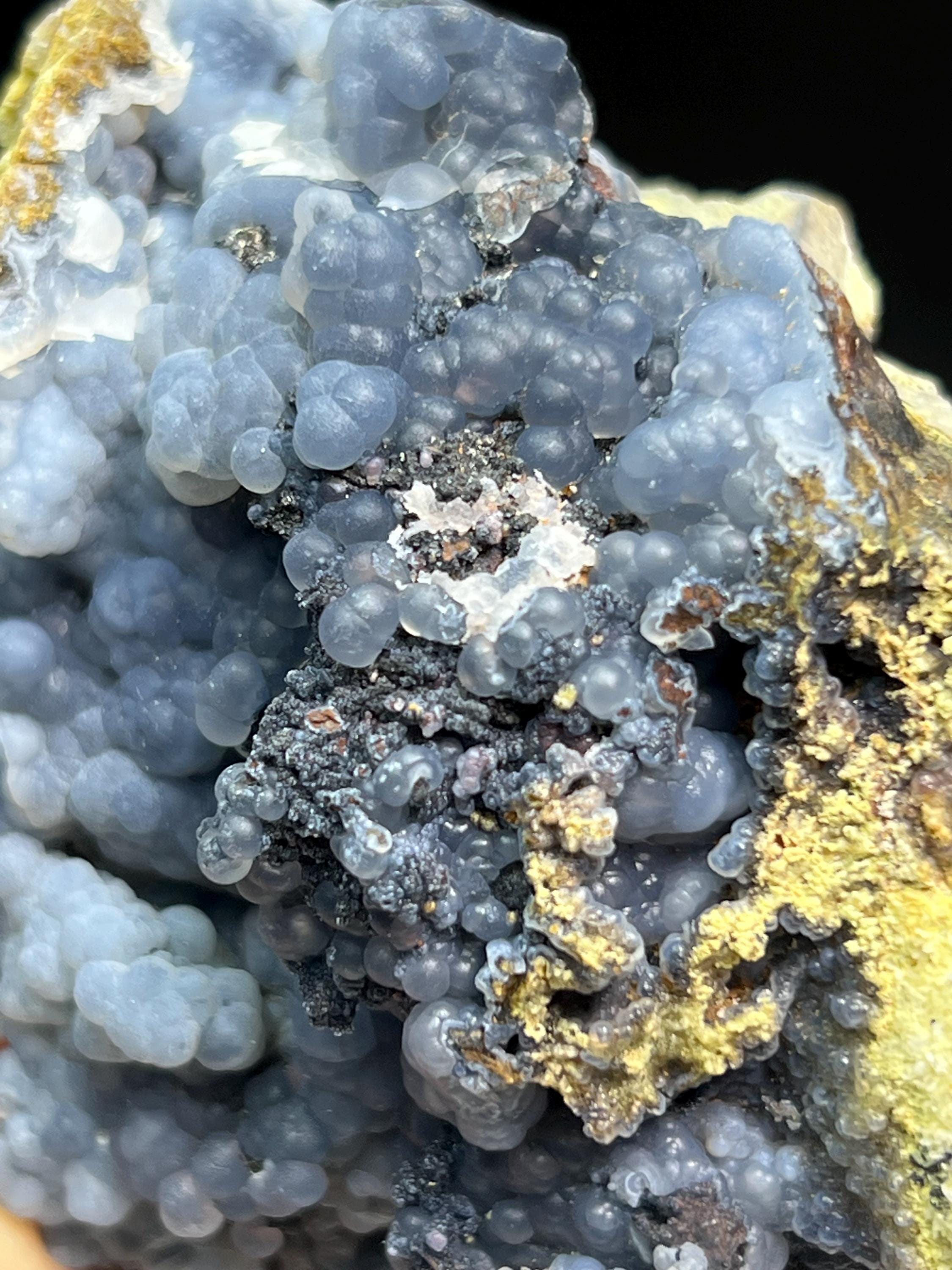 Chalcedony Grape Agate Specimen - Crystal Gemstone AE 