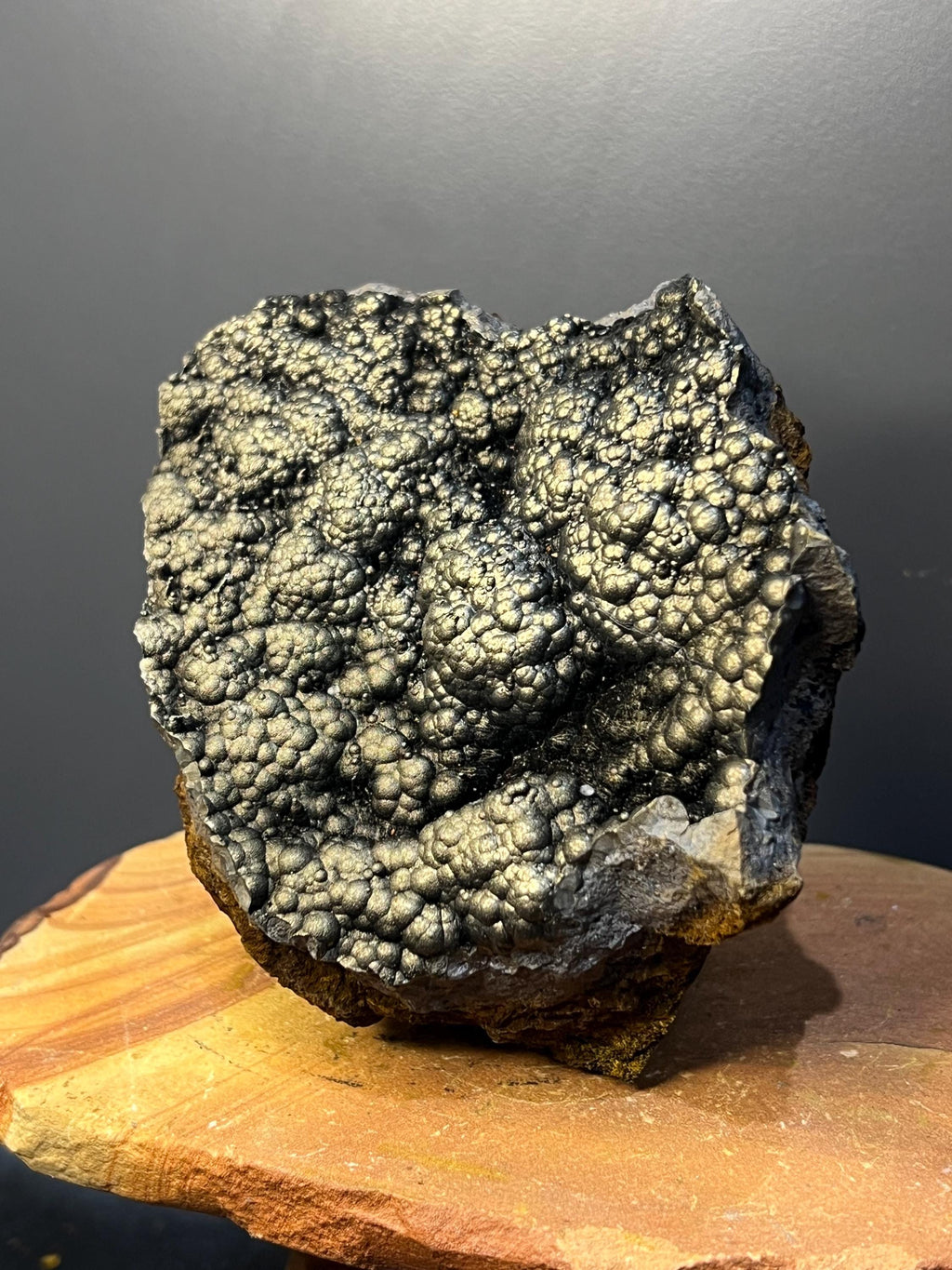 Museum Quality! Very Special Golden Color Botryoidal Goethite - Crystal Gemstone AE 