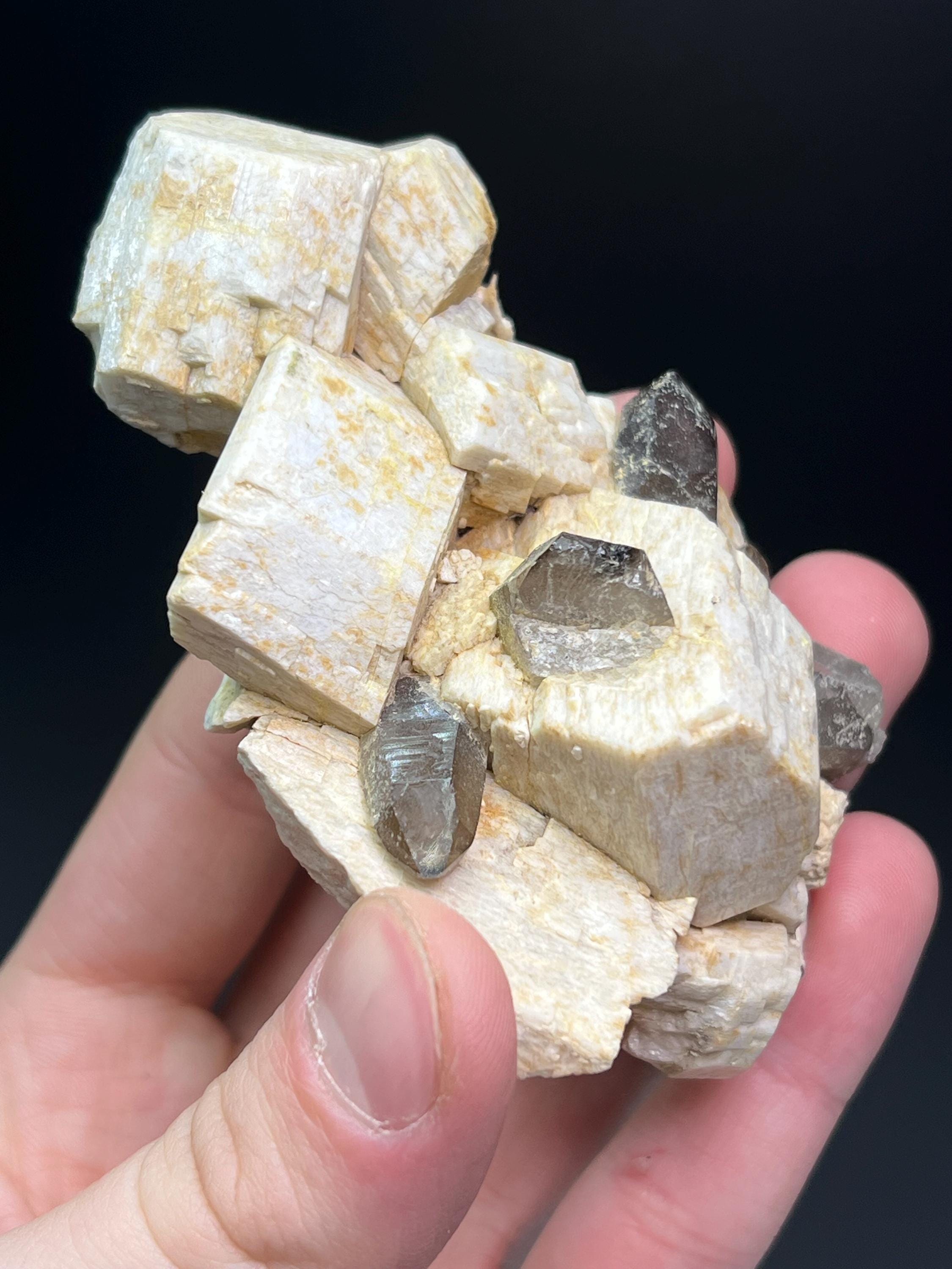 Smoky Quartz With Dolomite - Crystal Gemstone AE 