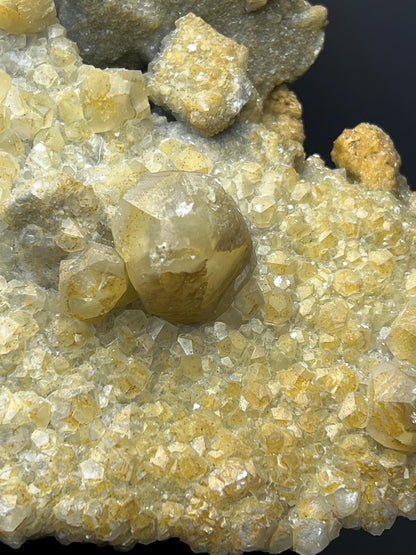 Golden Yellow Crystal Calcite
