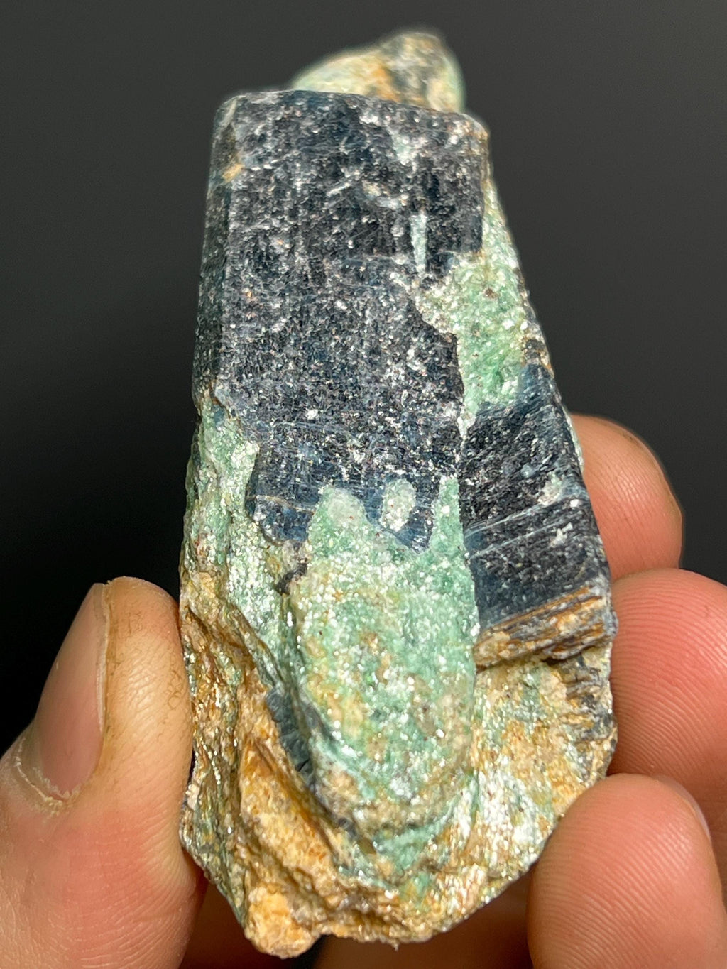 Dark Blue Tanzania Spar Kyanite Specimen - Crystal Gemstone AE 
