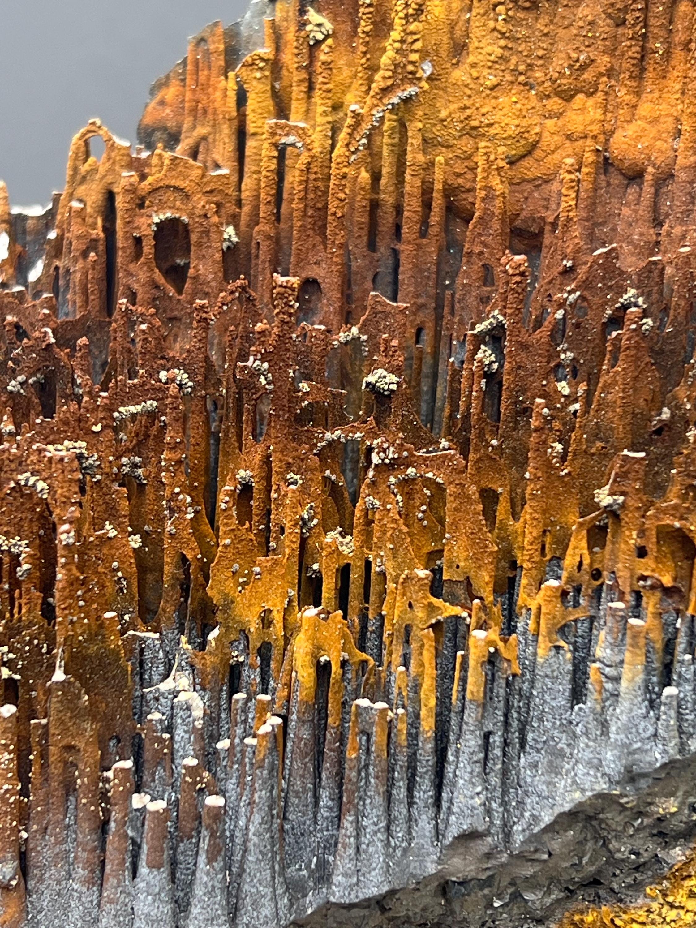 Museum Grade, Limonite With Velvet Function Stalactite Goethite, For Special Collection - Crystal Gemstone AE 
