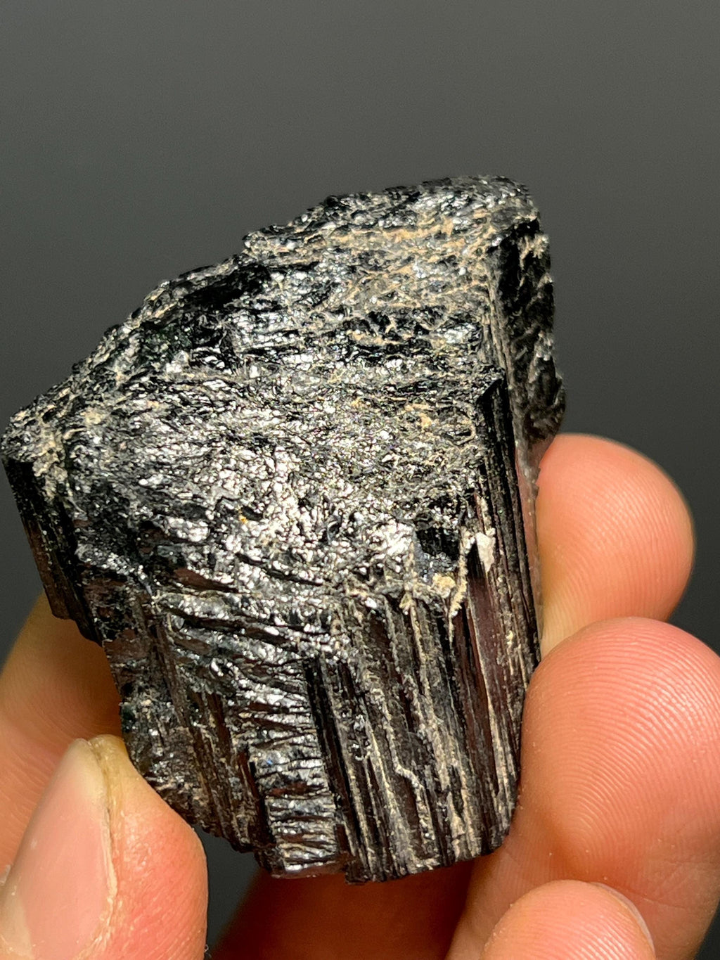Black Tourmaline - Afghanistan - Crystal Gemstone AE 