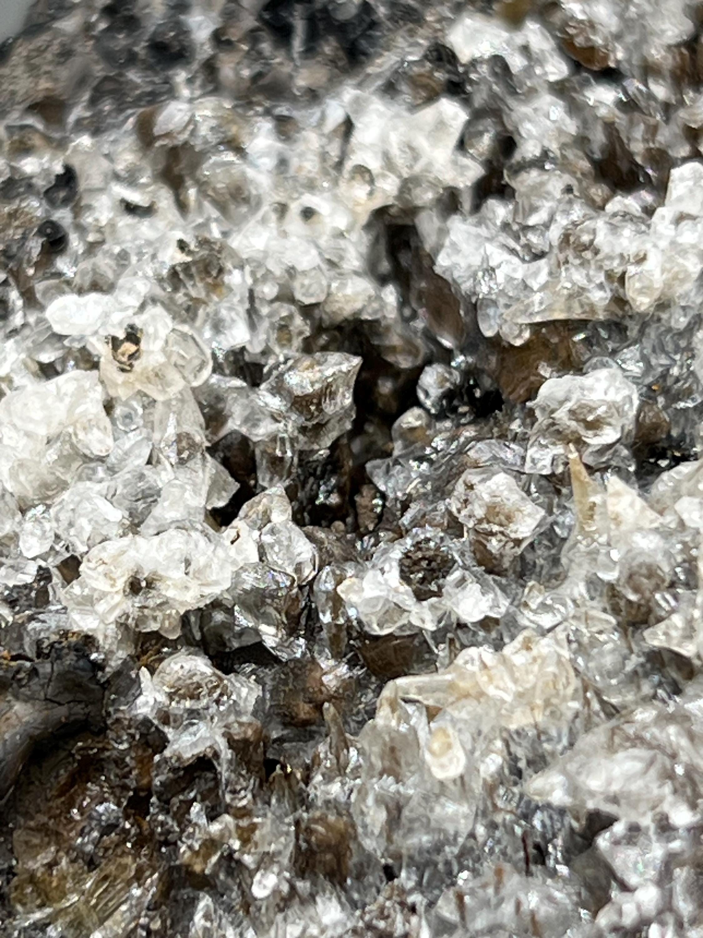 Very Special, Crystal Calcite On Hematite Mineral, From Turkey - Crystal Gemstone AE 