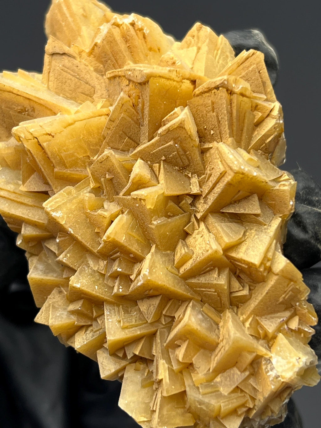 Orange Crystal Calcite Specimen - Turkey Mineral Collection - Crystal Gemstone AE 