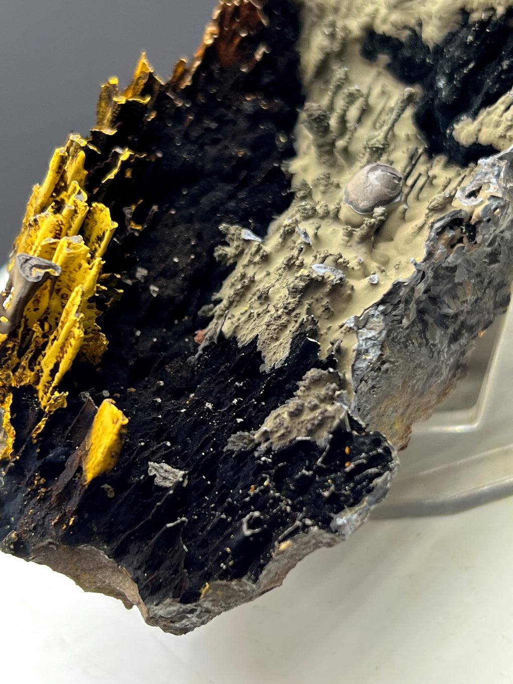 Museum Grade! Very Special Formation Specularite And Limonite With Stalactites Goethtie Specimen - Crystal Gemstone AE 