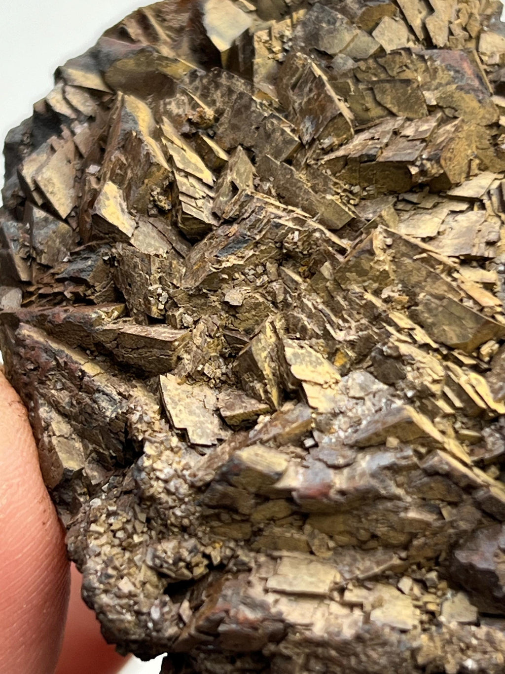 Very showy limonite on iron siderite, From Turkey - Crystal Gemstone AE 