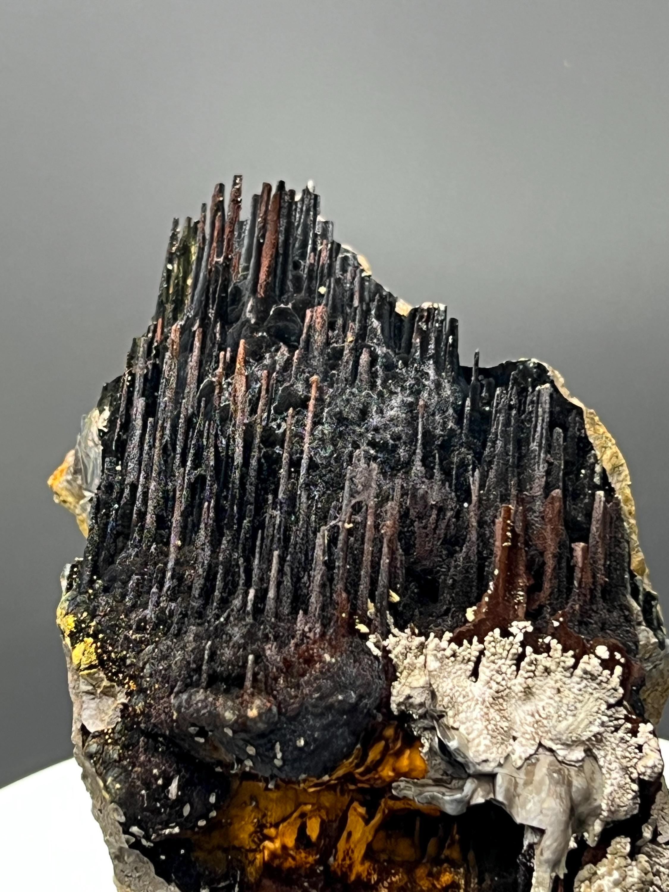 Museum Grade, Very Showy Limonite And Specularite With Stalactite Goethite Specimen - Crystal Gemstone AE 