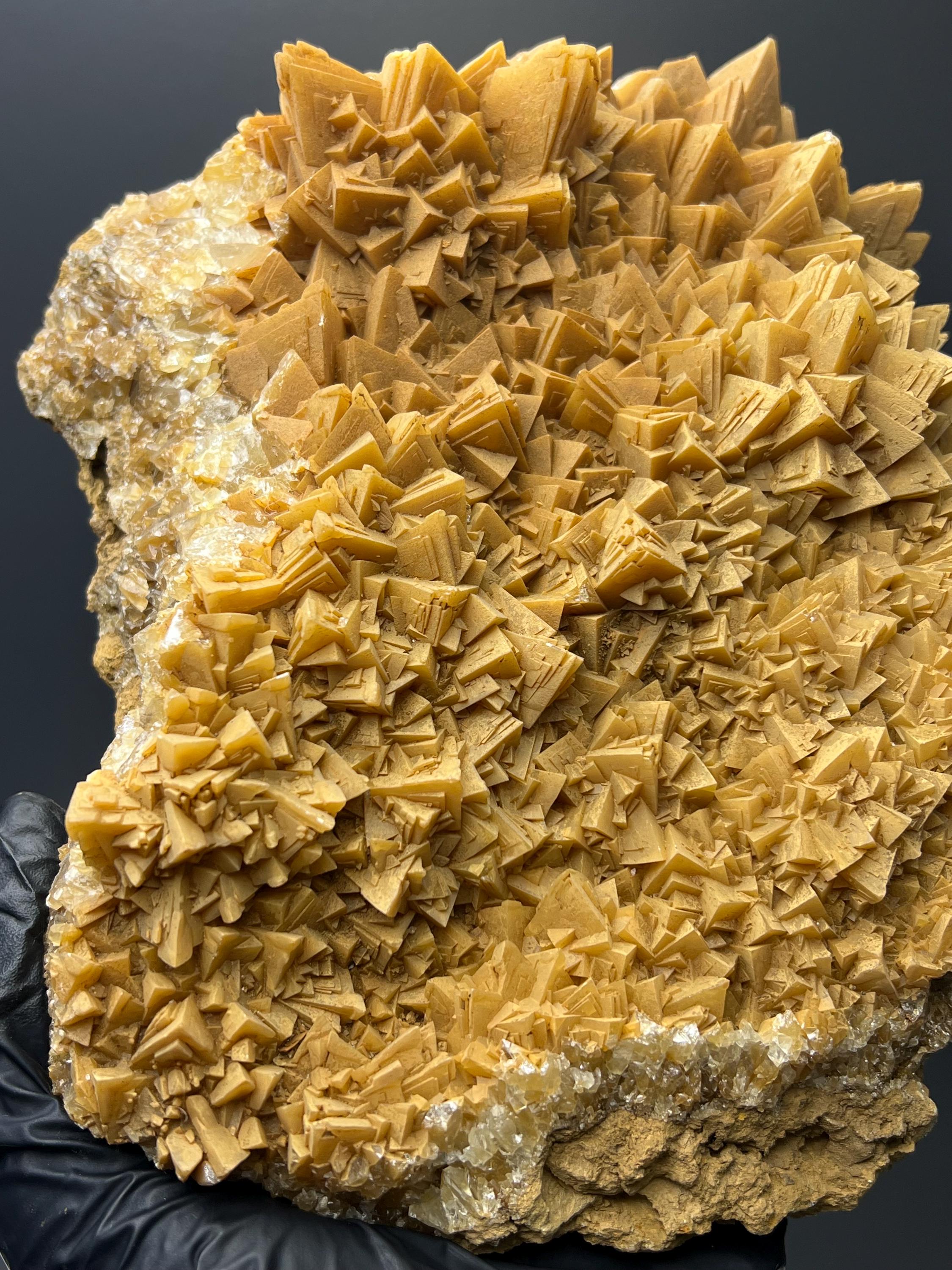 Very Special! Large Size Orange Crystal Calcite - Crystal Gemstone AE 