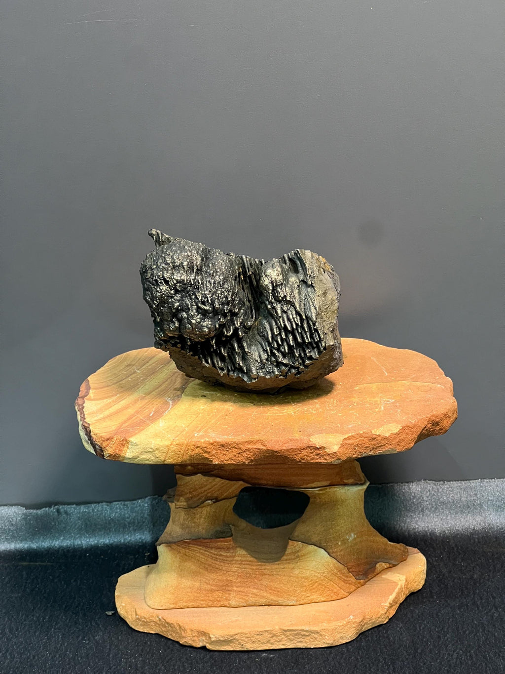 Very Special Golden Color Stalactite Goethite, For Special Collector Item - Crystal Gemstone AE 