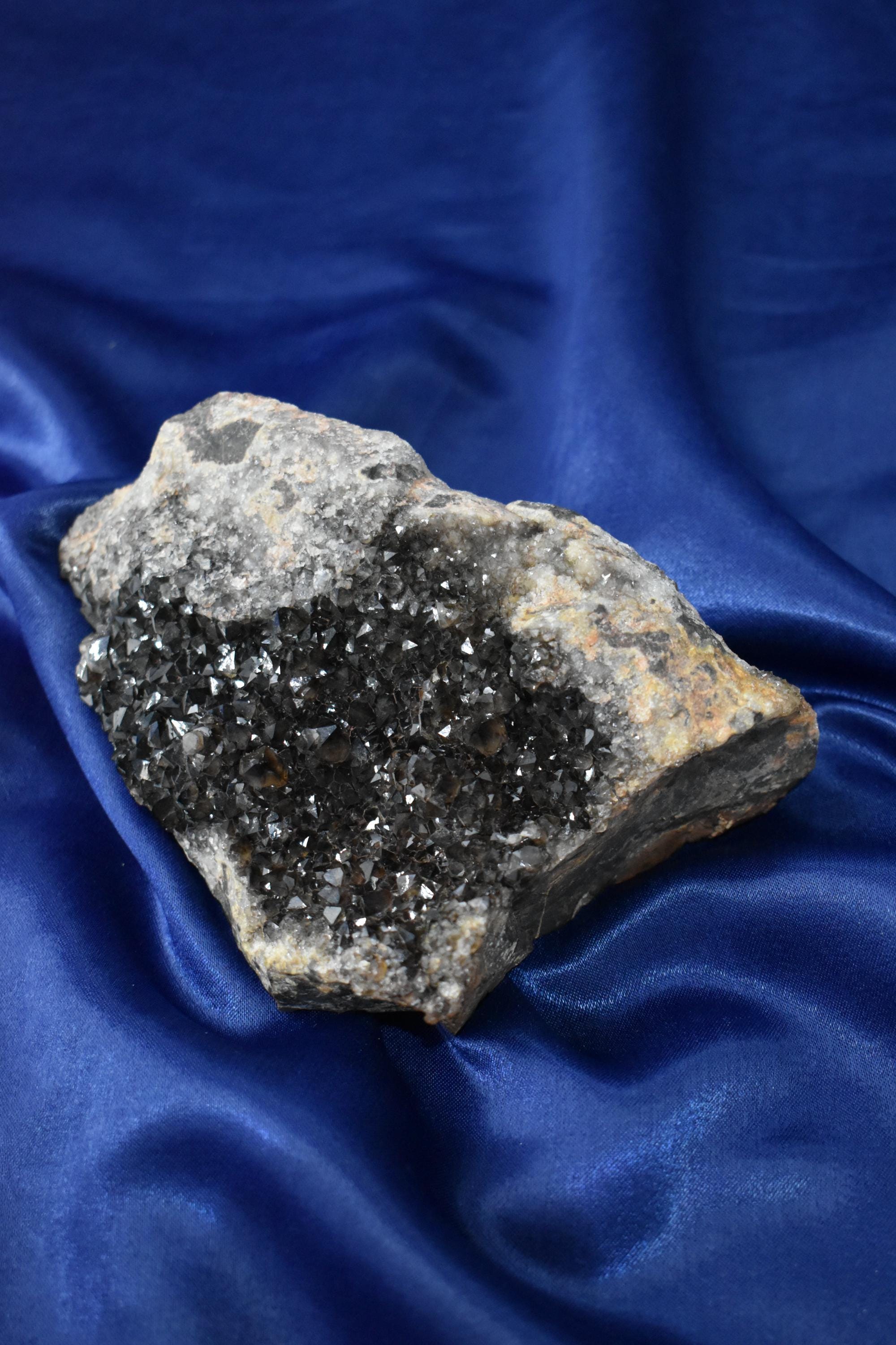 Very Special Black Quartz Specimen - Crystal Gemstone AE 