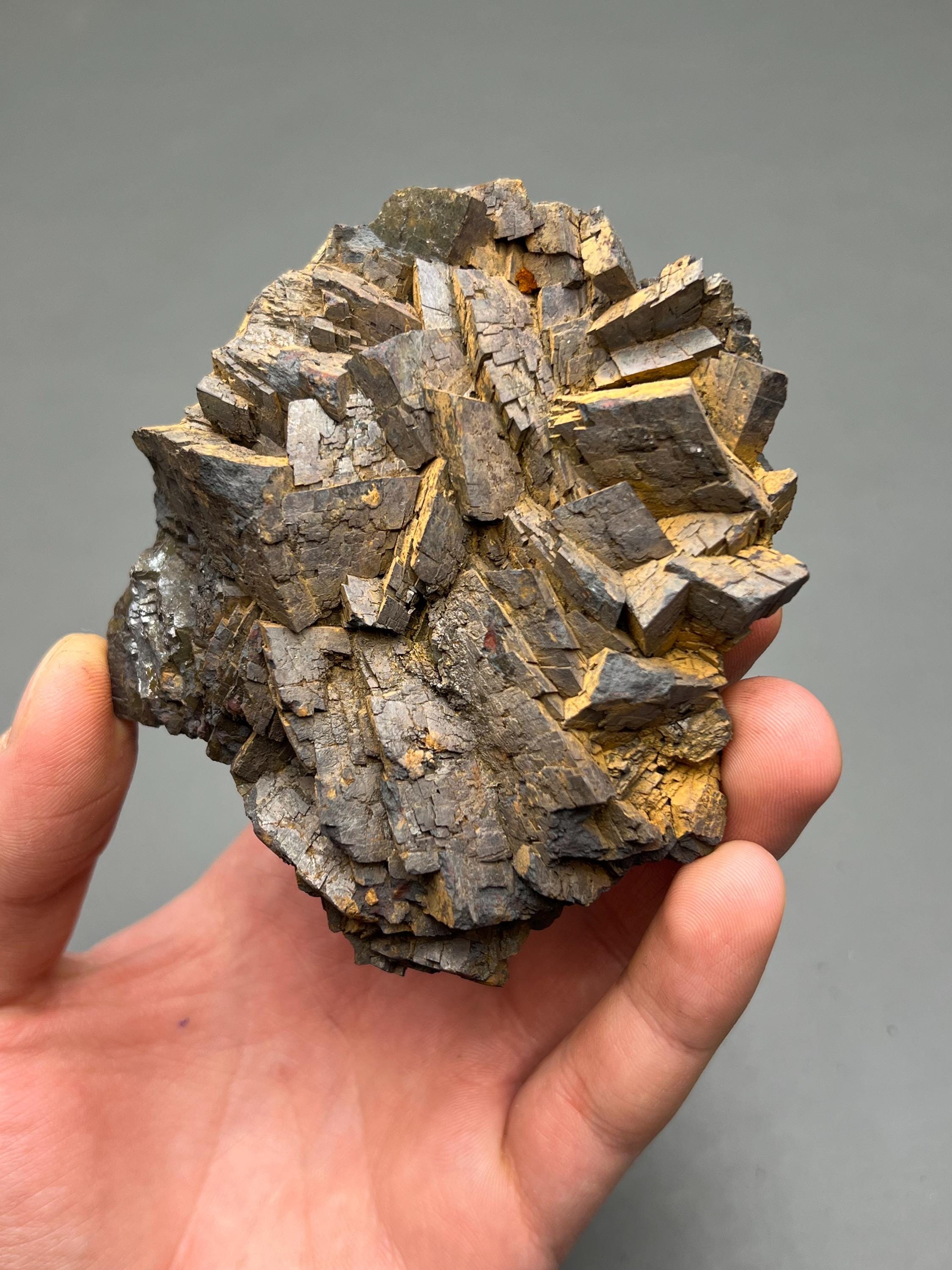 Very Special, Limonite On Iron Siderite, From Turkey - Crystal Gemstone AE 