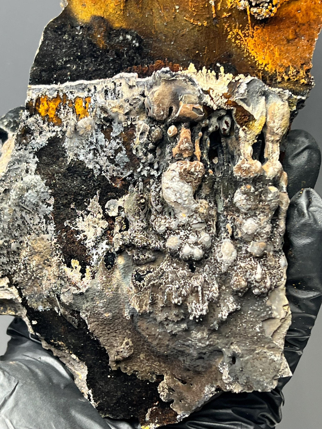 Very Showy Specularite And Limonite On Goethite Specimen - Crystal Gemstone AE 