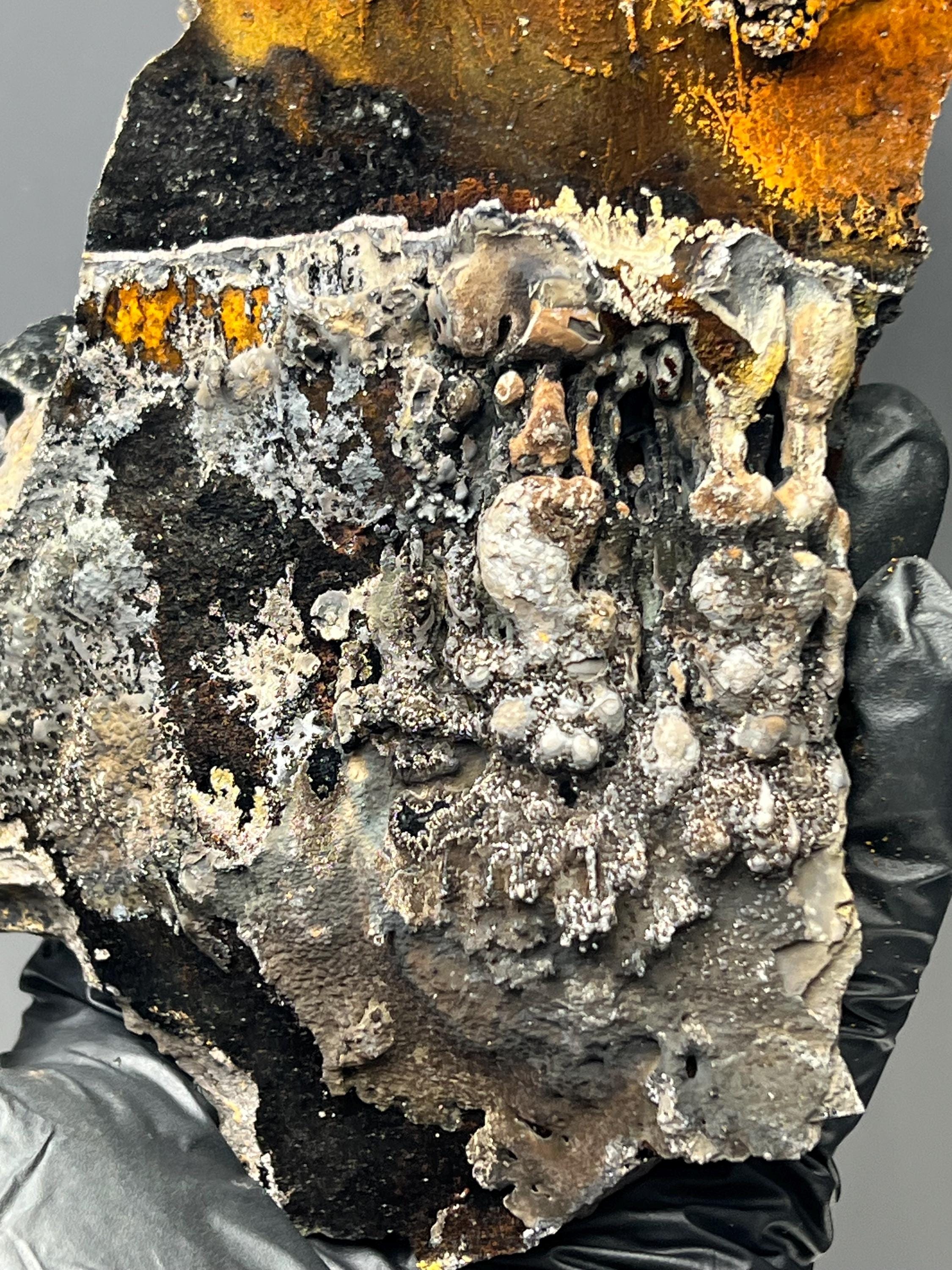 Very Showy Specularite And Limonite On Goethite Specimen - Crystal Gemstone AE 