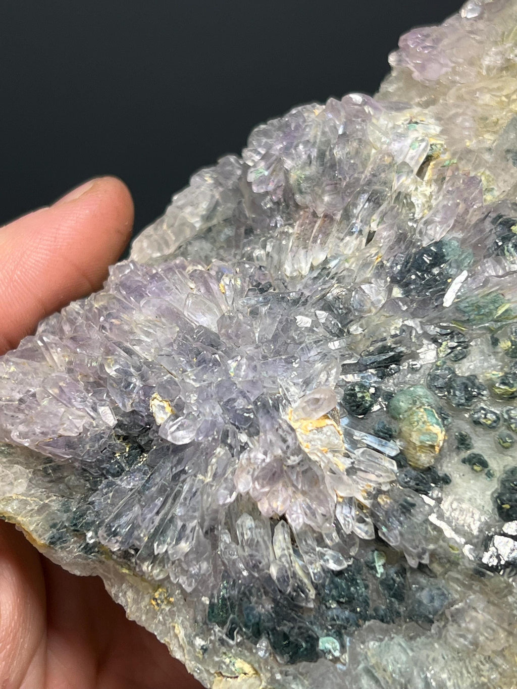 Flower Amethyst Quartz - Brazil - Crystal Gemstone AE 