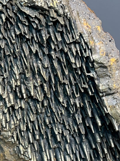 Museum Grade Very Special Golden Color Stalactite Goethite, For Special Collection - Crystal Gemstone AE 