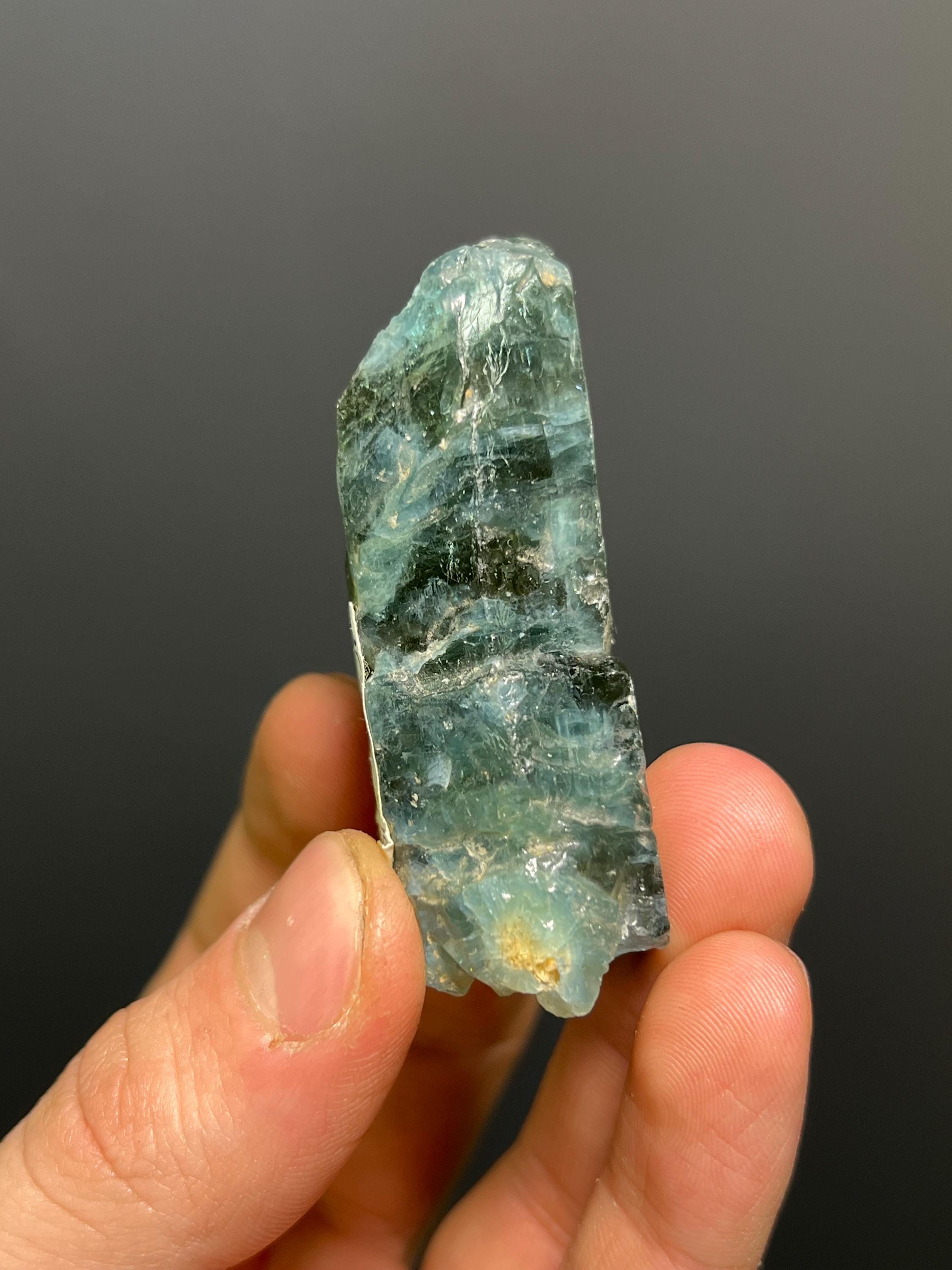 Apatite Var. Fluorapatite - Russia - Crystal Gemstone AE 