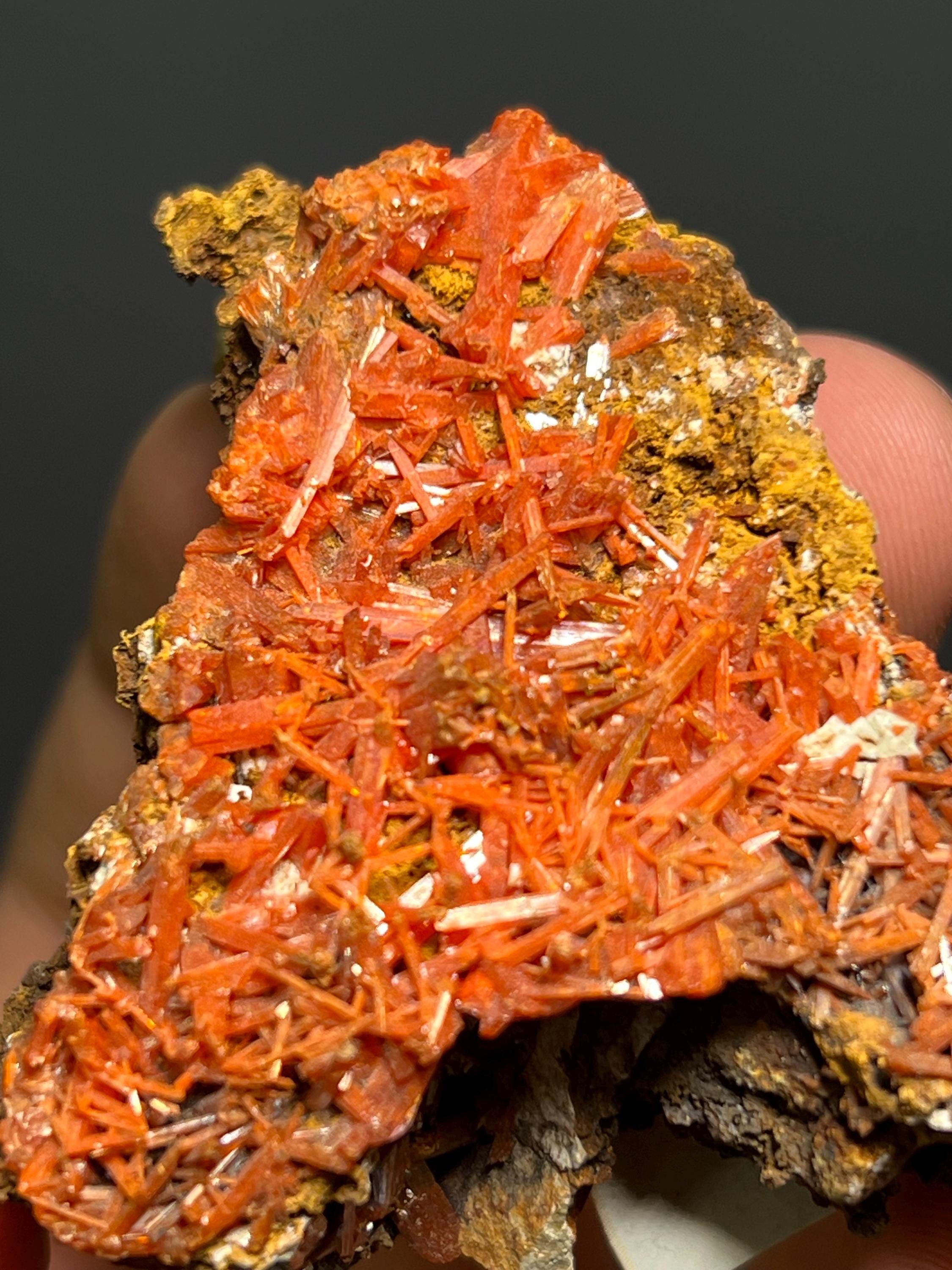 Crocoite Specimen, 64gram - Crystal Gemstone AE 