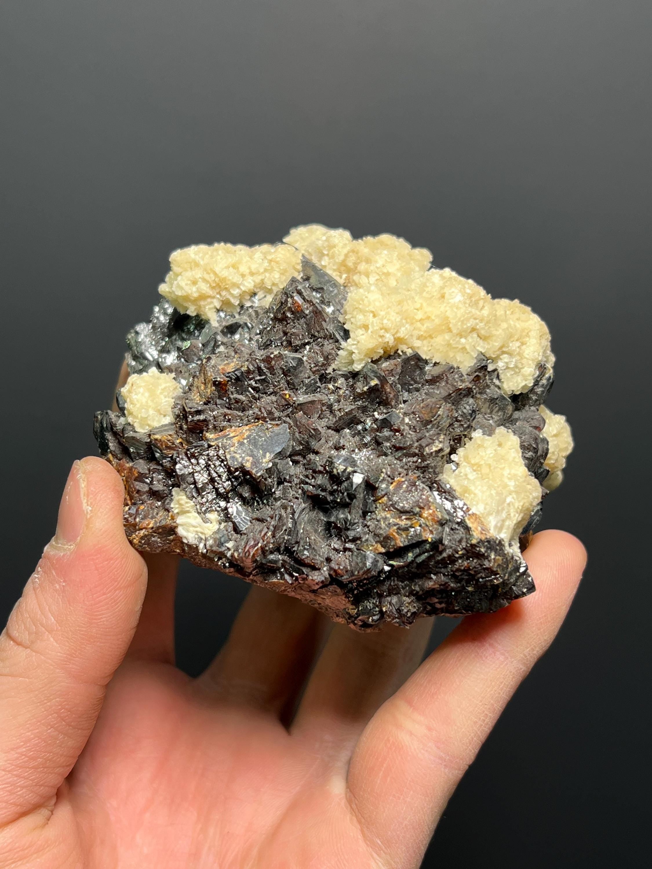 Barite With Sphalerite Specimen, 592gram - Crystal Gemstone AE 