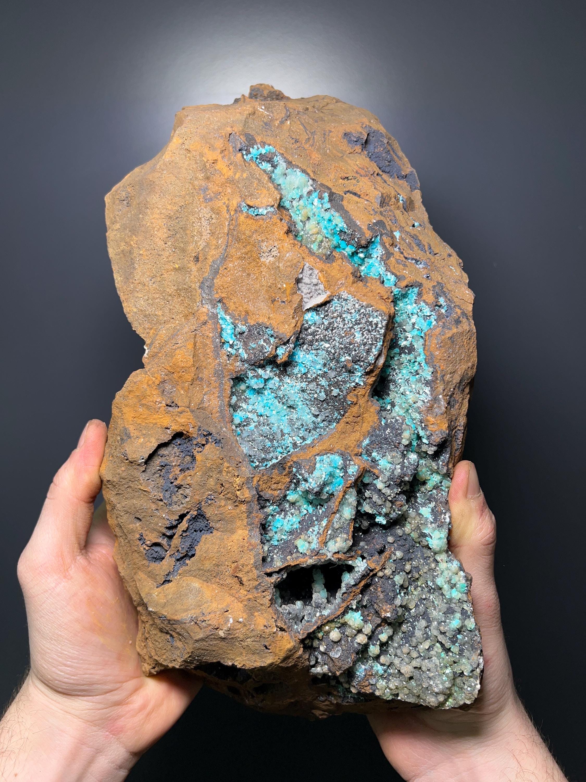 Museum Grade, Large Size Aurichalcite - Crystal Gemstone AE 