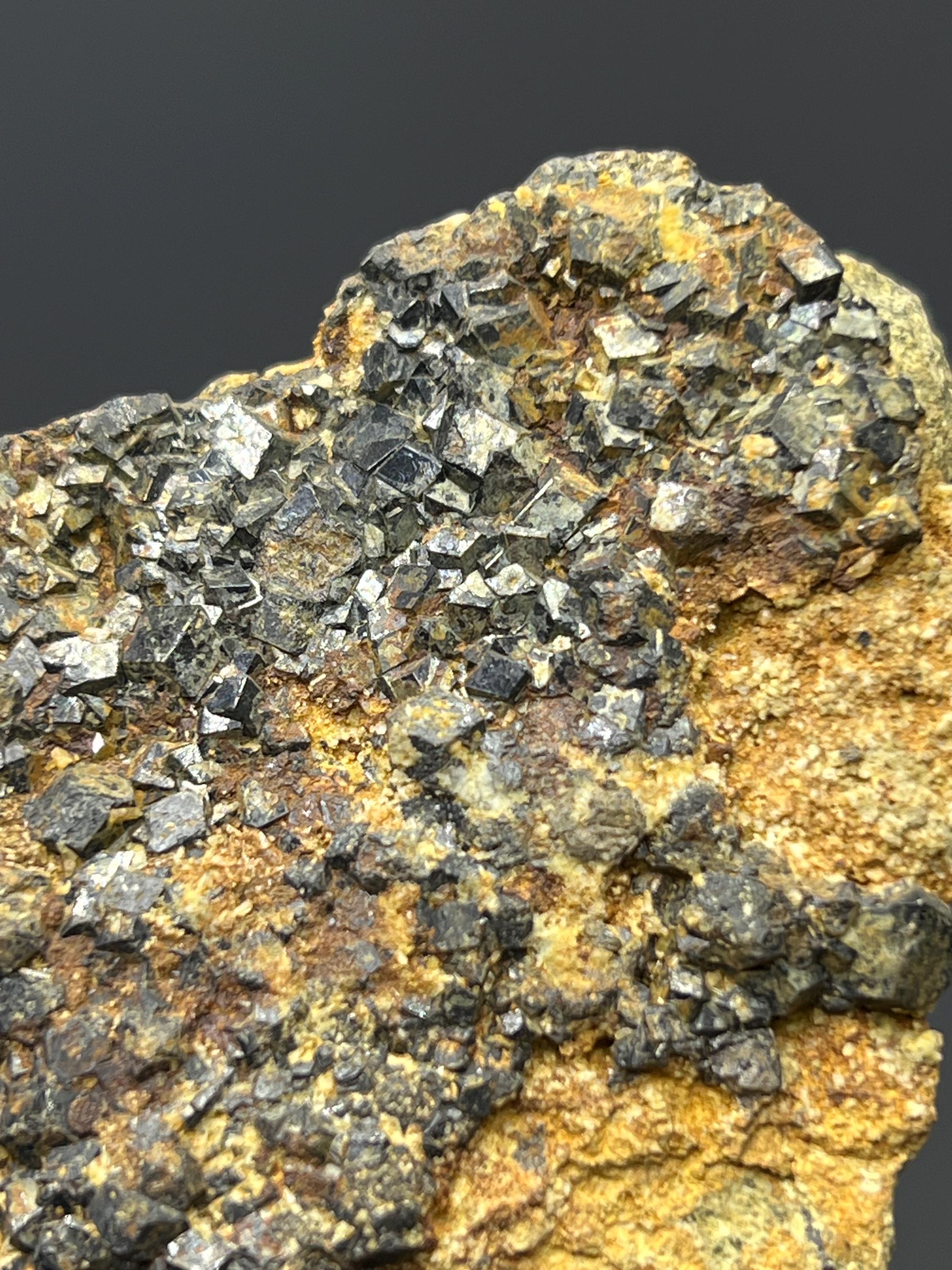 Melanite Garnet Specimen - Crystal Gemstone AE 