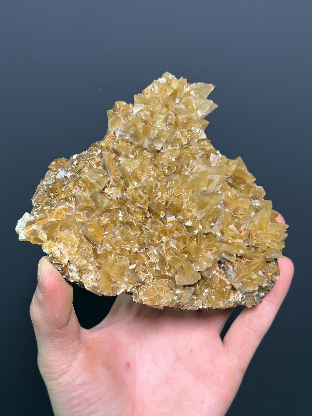 Special Formation Crystal Calcite Specimen, 568gram - Crystal Gemstone AE 
