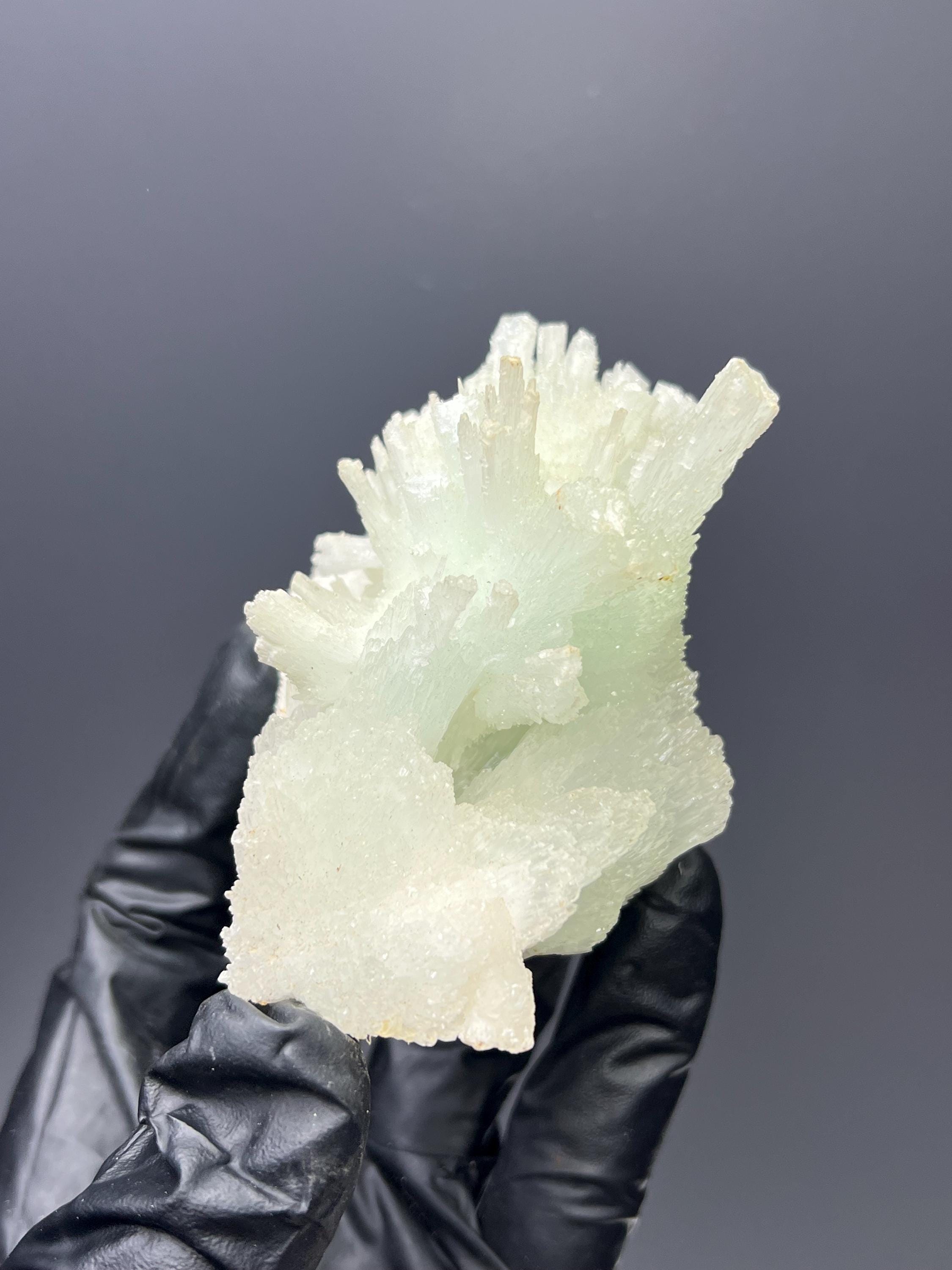 Turquoise Color Natural Stalactites Aragonite Specimen - Crystal Gemstone AE 