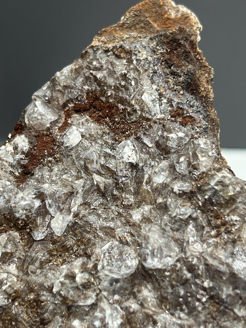 Very Special, 2 Sided Crystal Calcite On Hematite, Special Collection - Crystal Gemstone AE 