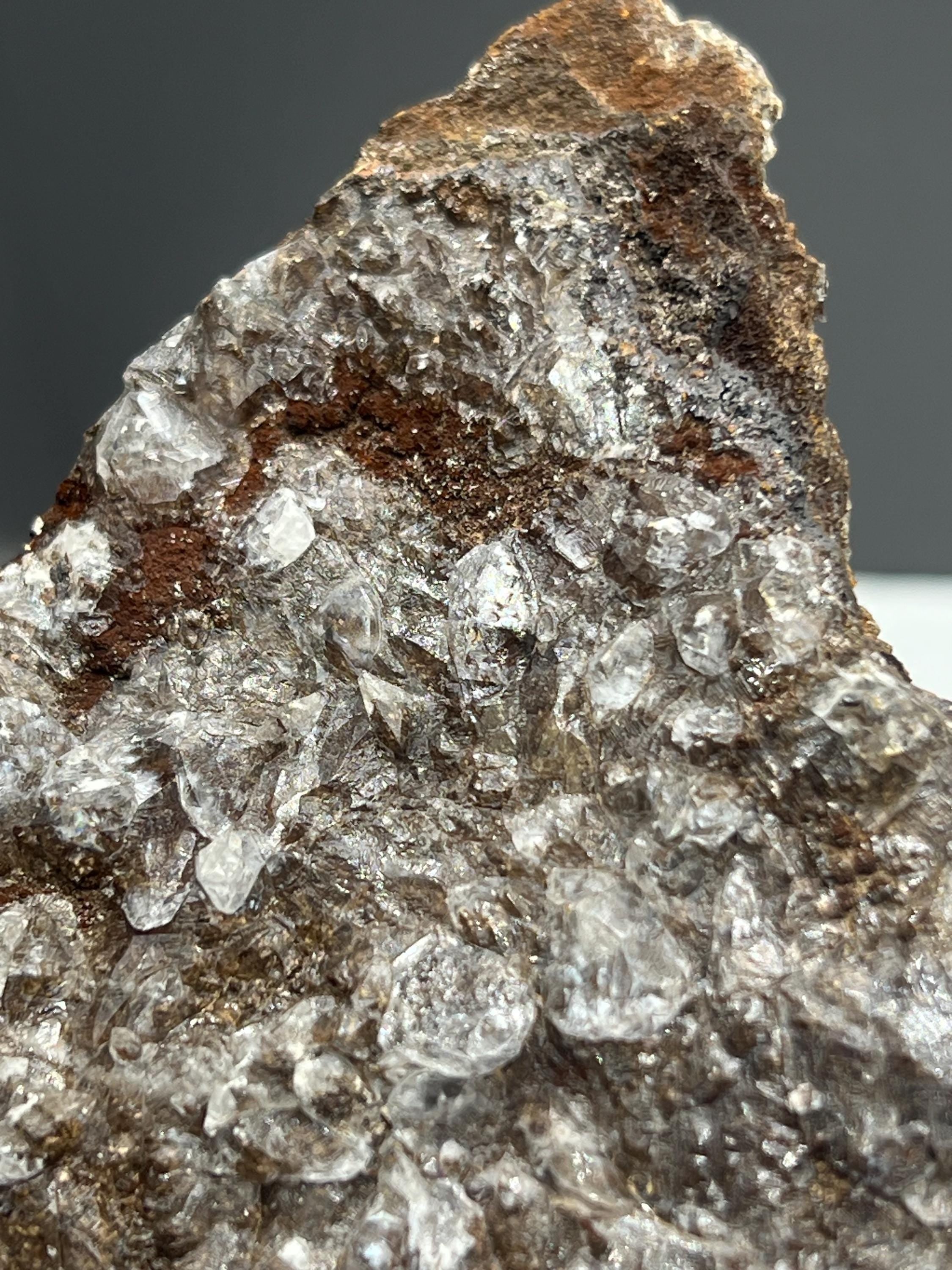 Very Special, 2 Sided Crystal Calcite On Hematite, Special Collection - Crystal Gemstone AE 