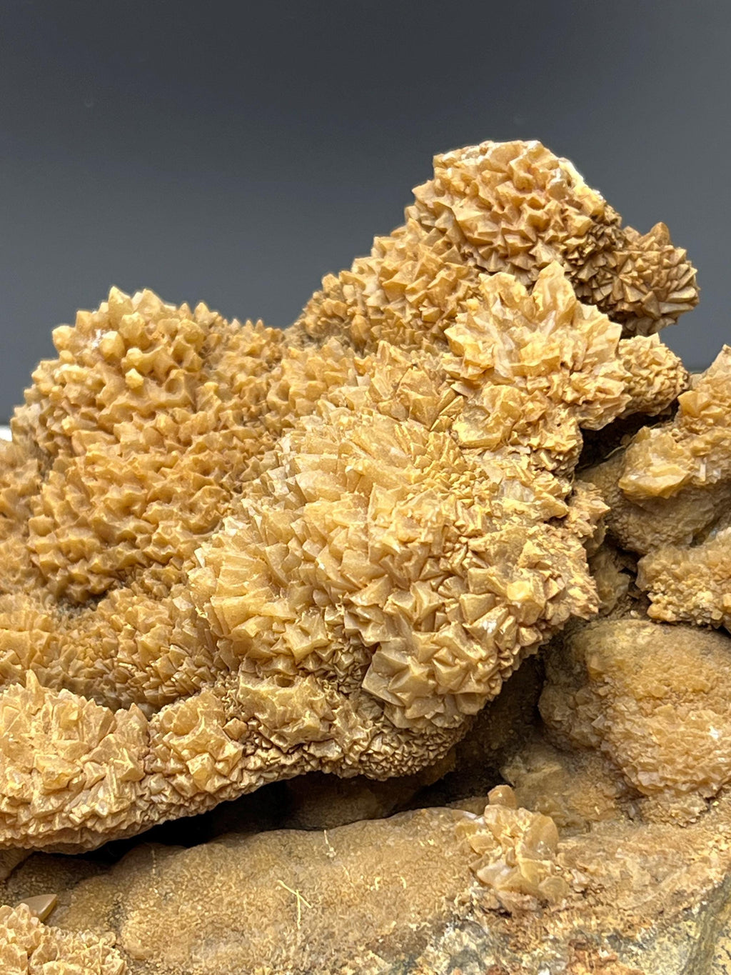 Orange Crystal Calcite Specimen - Crystal Gemstone AE 