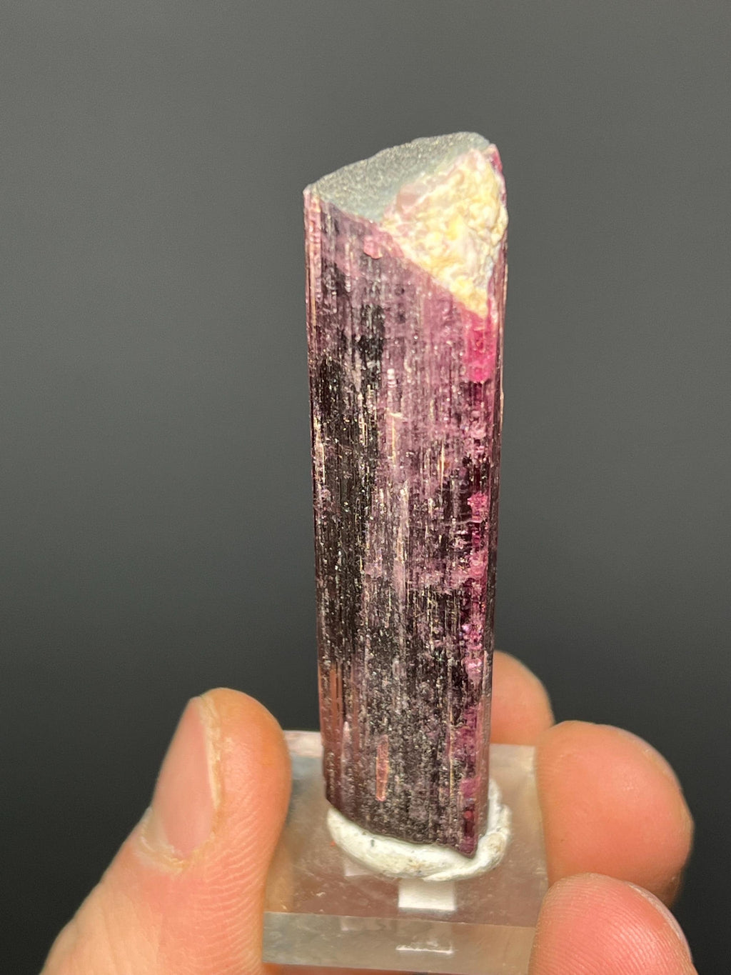 Special Elbaite Tourmaline Specimen - Crystal Gemstone AE 