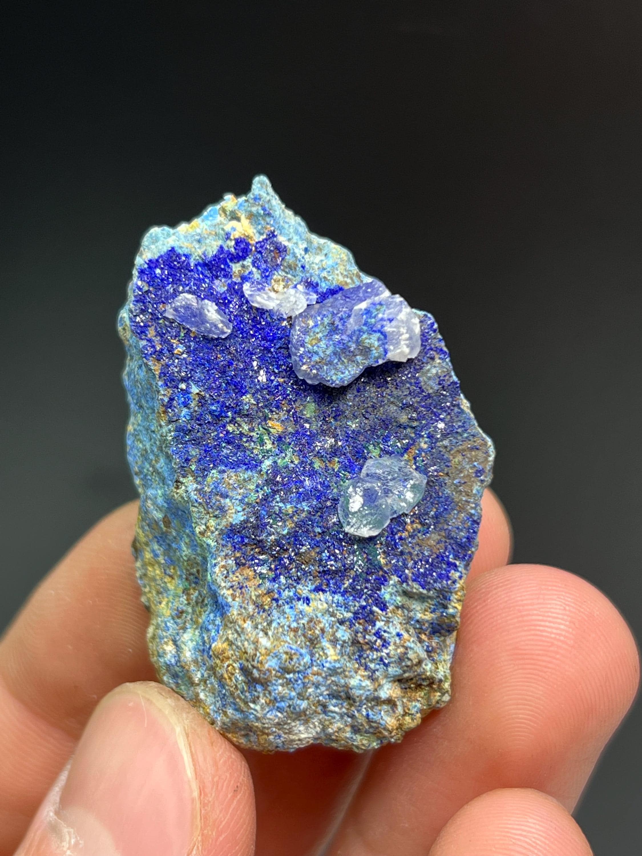 Azurite Specimen - Turkey - Crystal Gemstone AE 