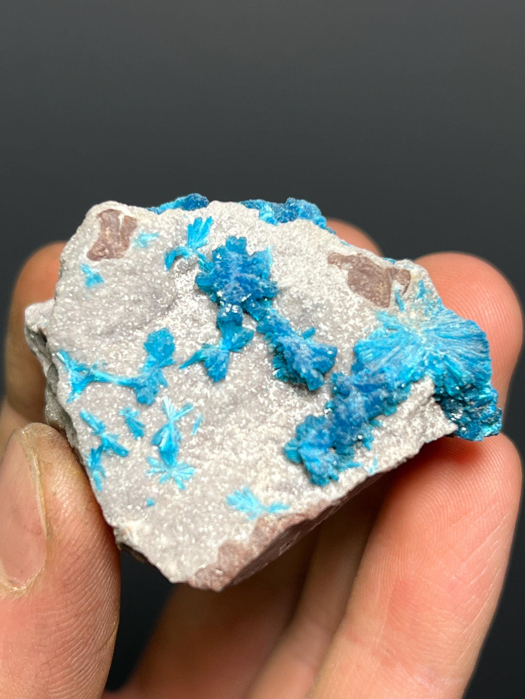 Pentagonite On Stilbite Specimen, 74gram - Crystal Gemstone AE 
