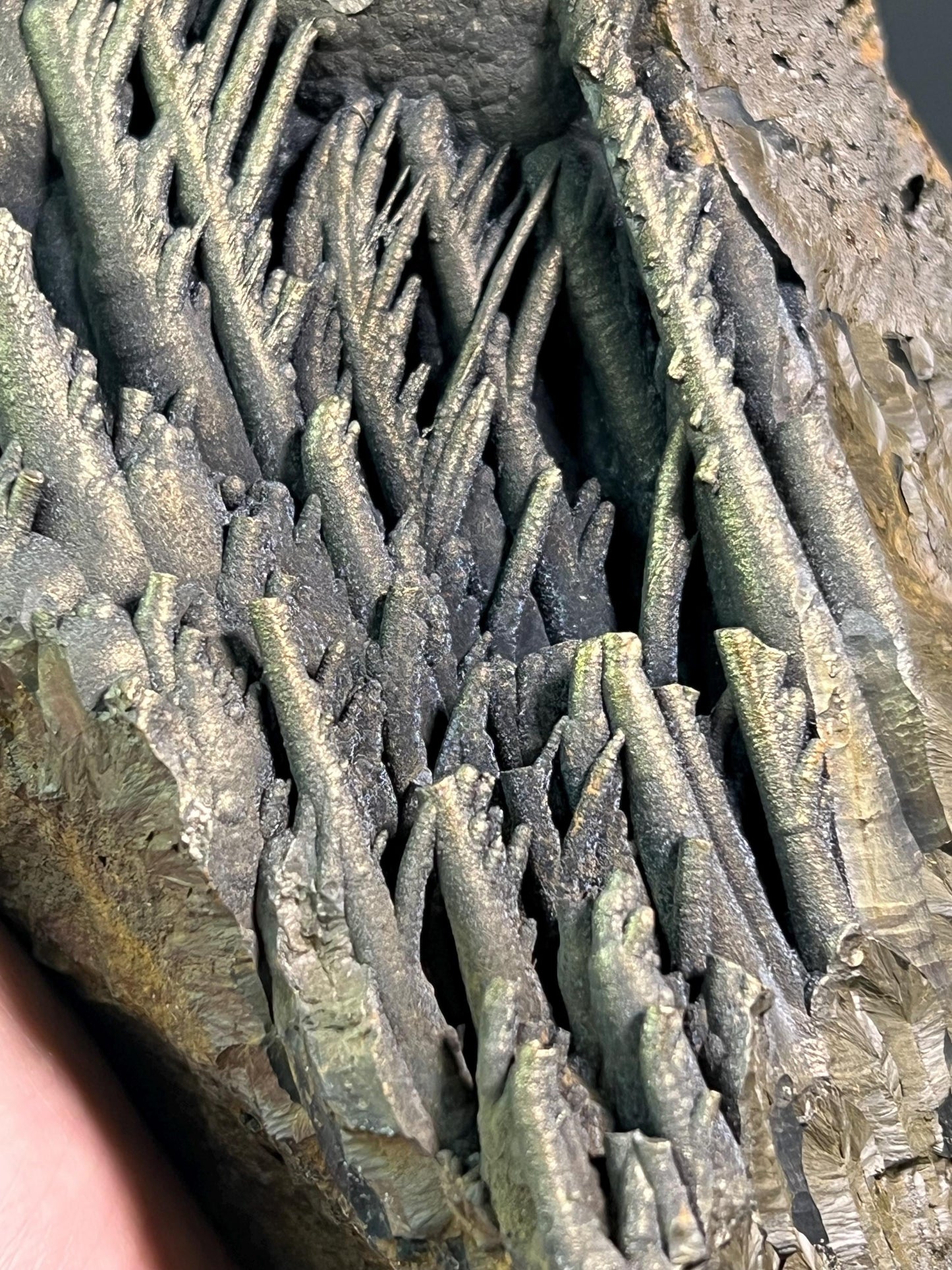 Museum Quality Very Special Golden Color Stalactite Goethite - Crystal Gemstone AE 