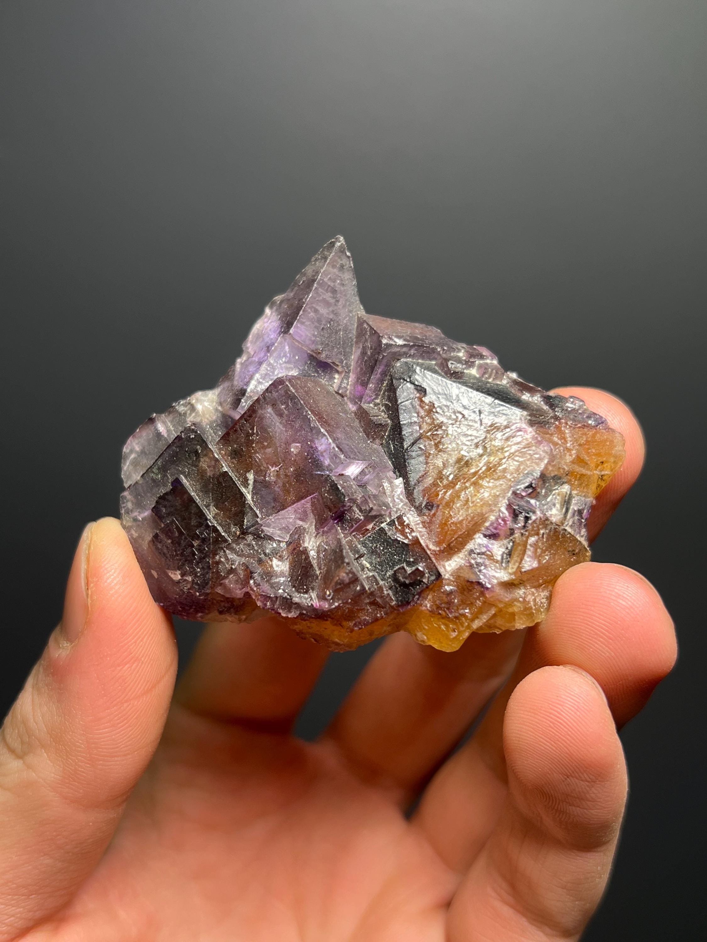 Phantom Fluorite Specimen, 78gram - Crystal Gemstone AE 
