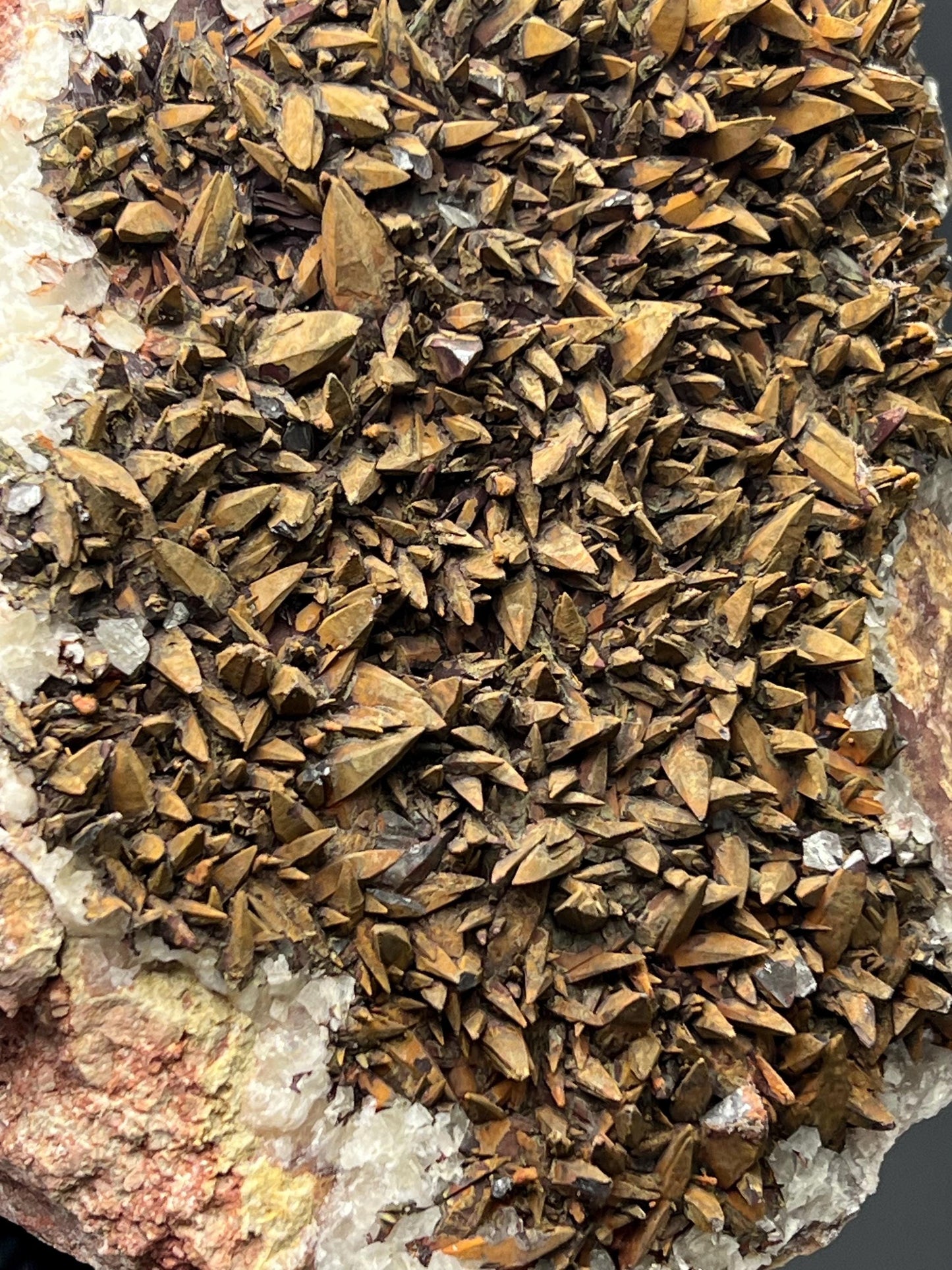 Large Size Feather Brown Crystal Calcite Specimen