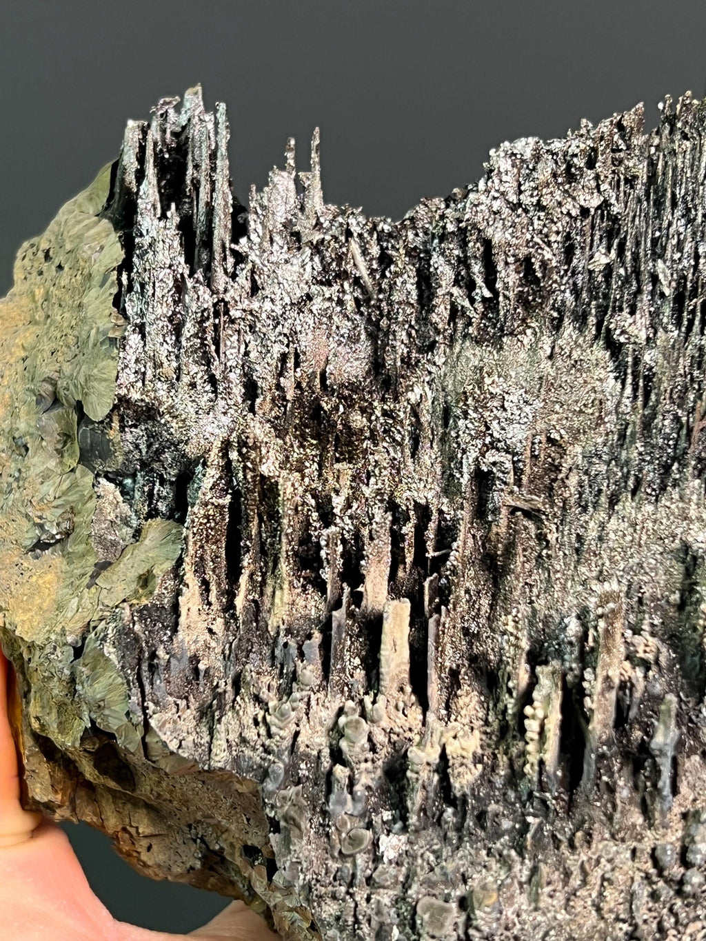Museum Grade Specularite With Stalactite Goethite - Crystal Gemstone AE 