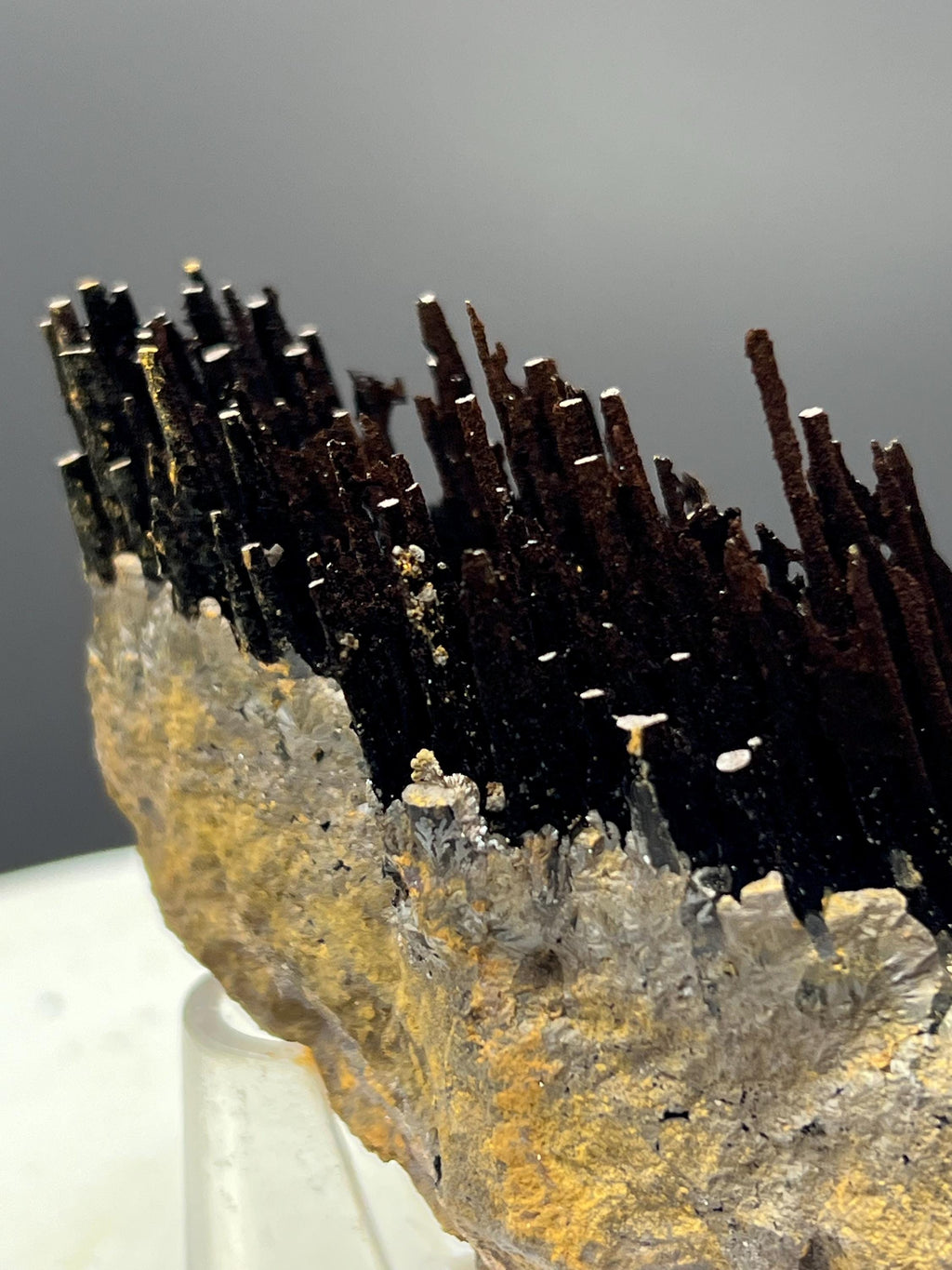 Showy Limonite With Stalactite Goethite, For Special Collection - Crystal Gemstone AE 